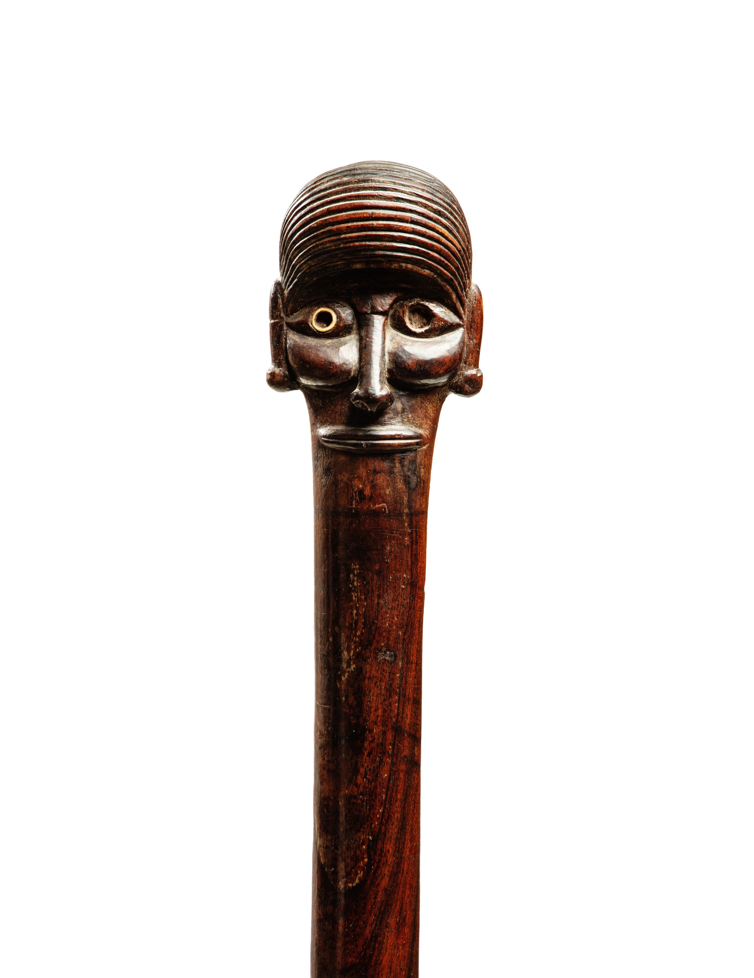 Bâton cérémoniel ua, Île de Pâques — Ceremonial staff, Easter Island (Rapa Nui)