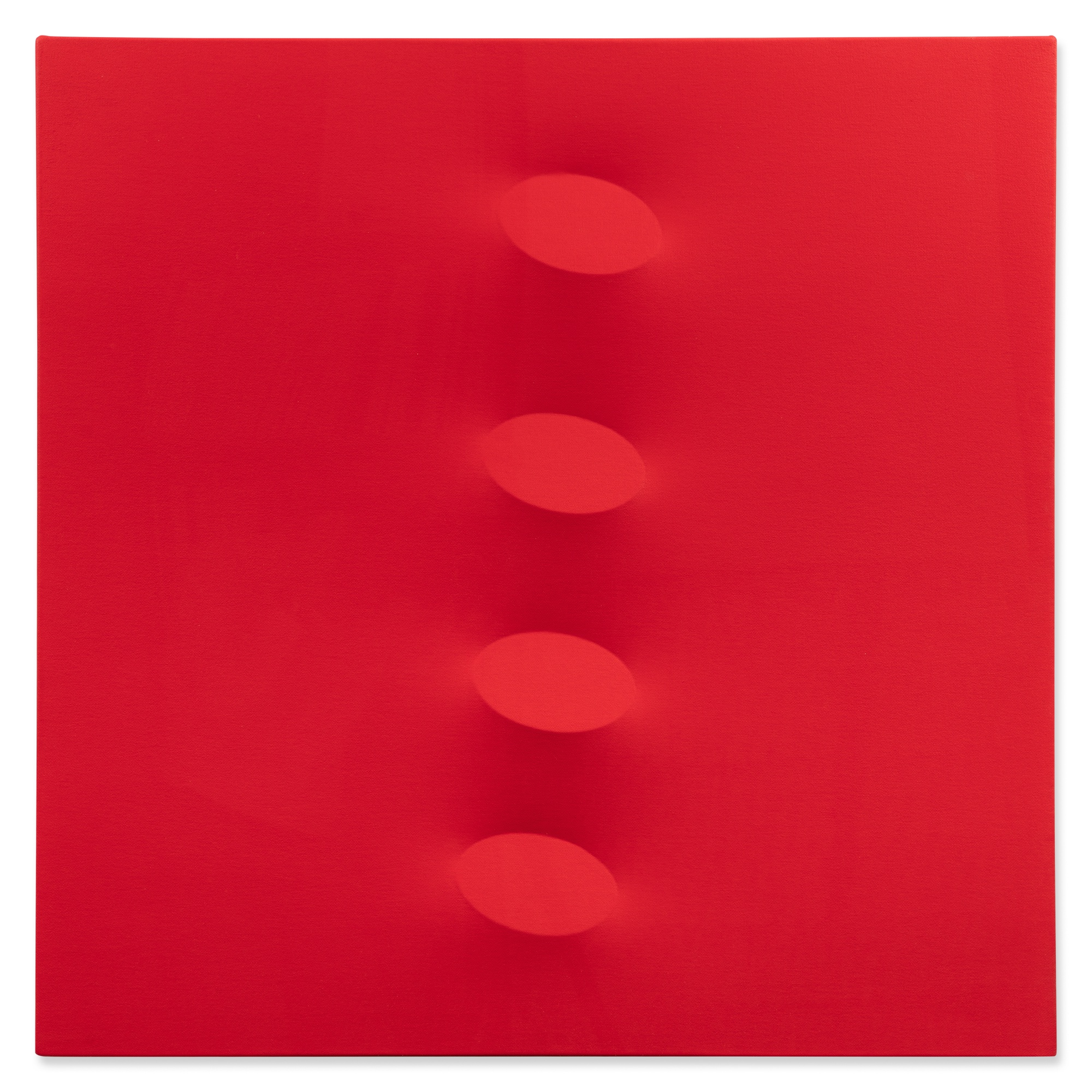 Turi Simeti — Quatre Ovali Rossi