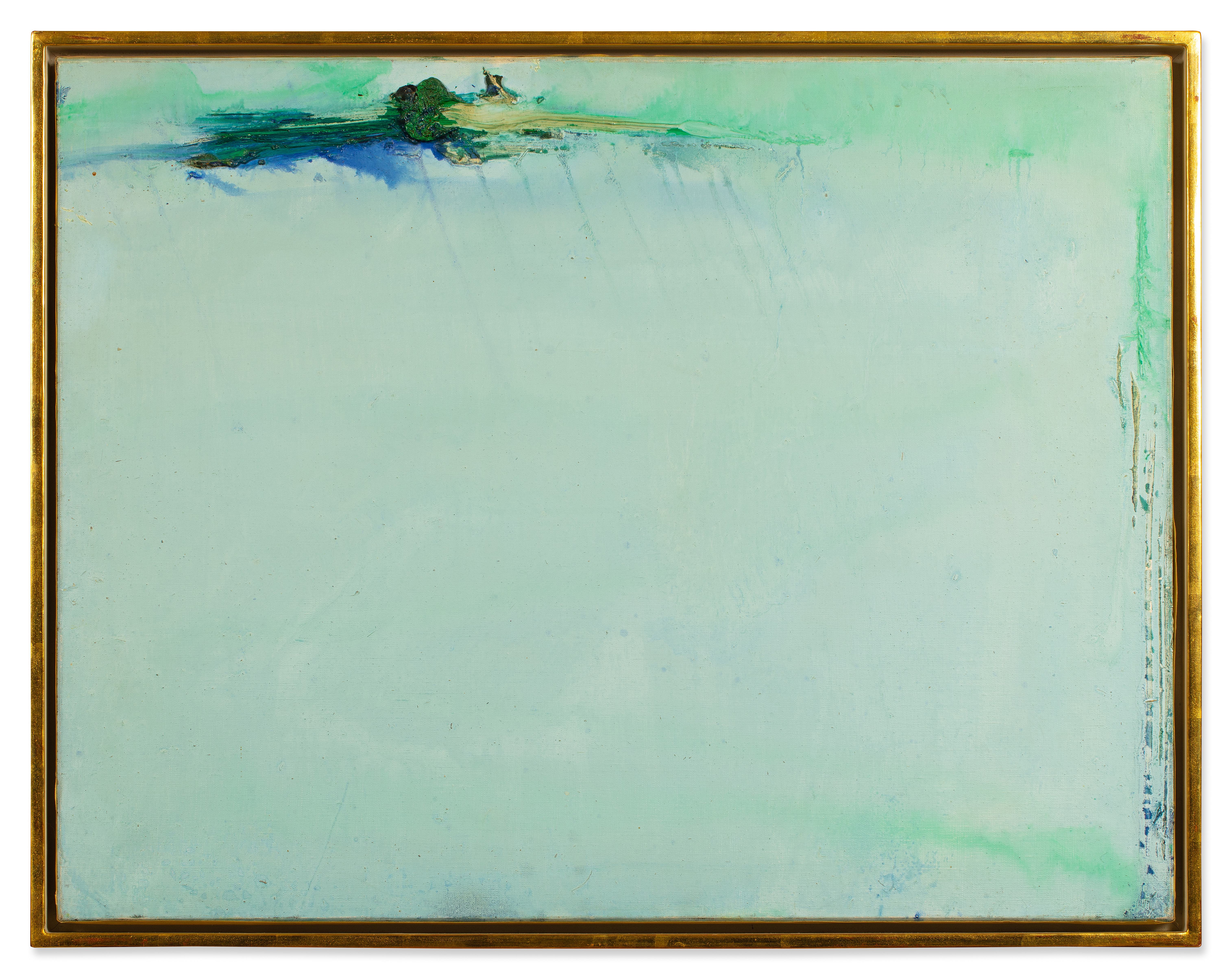 Gris bleu pâle tache verte Loire