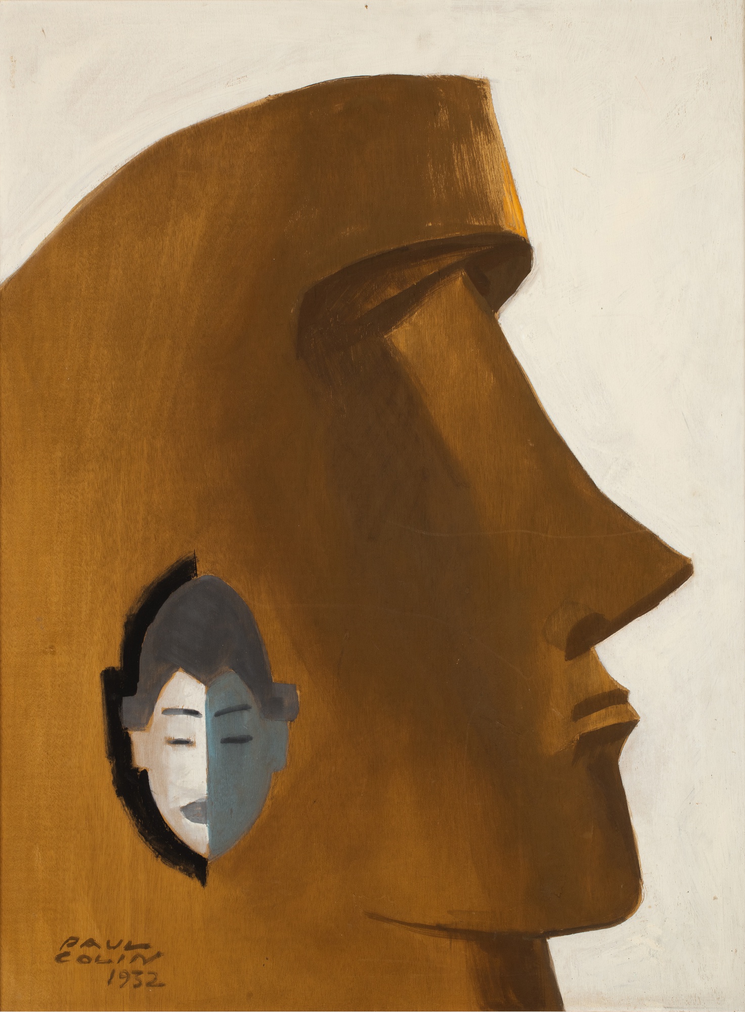 Paul Colin — Projet de l'affiche pour le Musée d'Ethnographie du Trocadéro