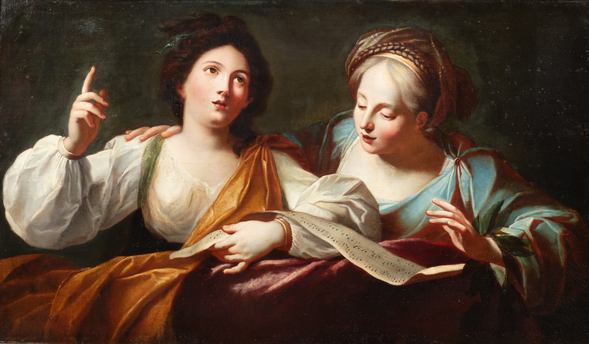 Italian School, 17th Century, After Carlo Cignani — Sainte Cécile