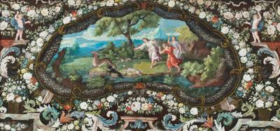 Diane chassant, étude pour un éventail