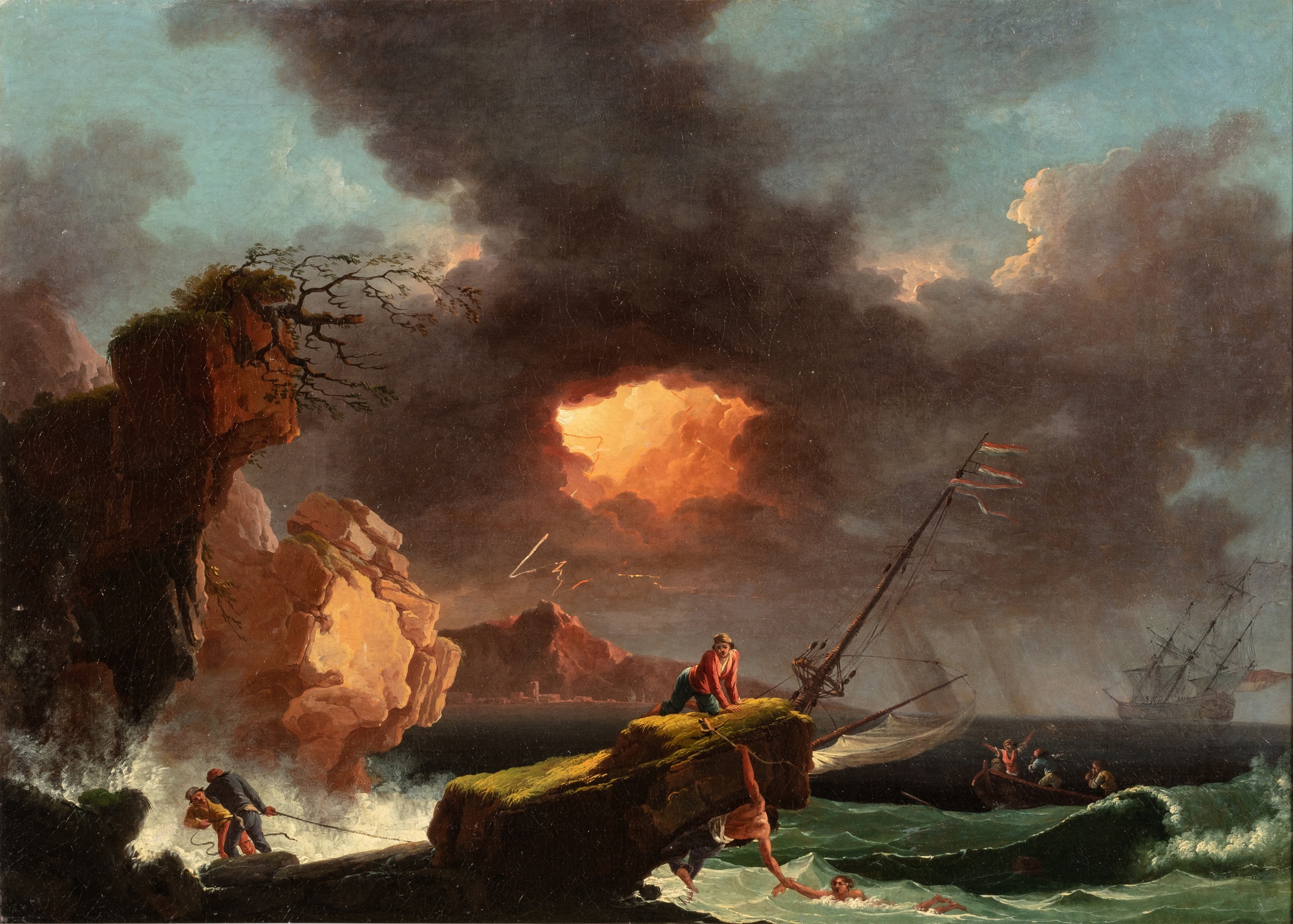 Follower of Joseph Vernet — Le Naufrage