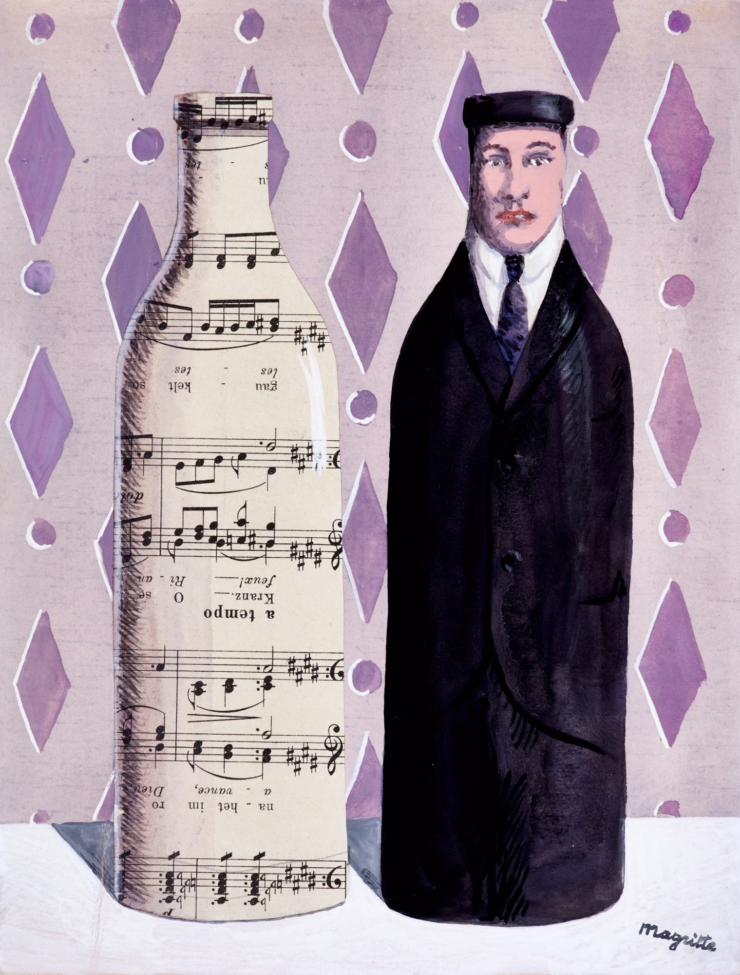 René Magritte — Le couple