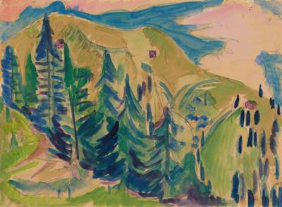 Tannen über dem Sertigtal (Davoser Landschaft)