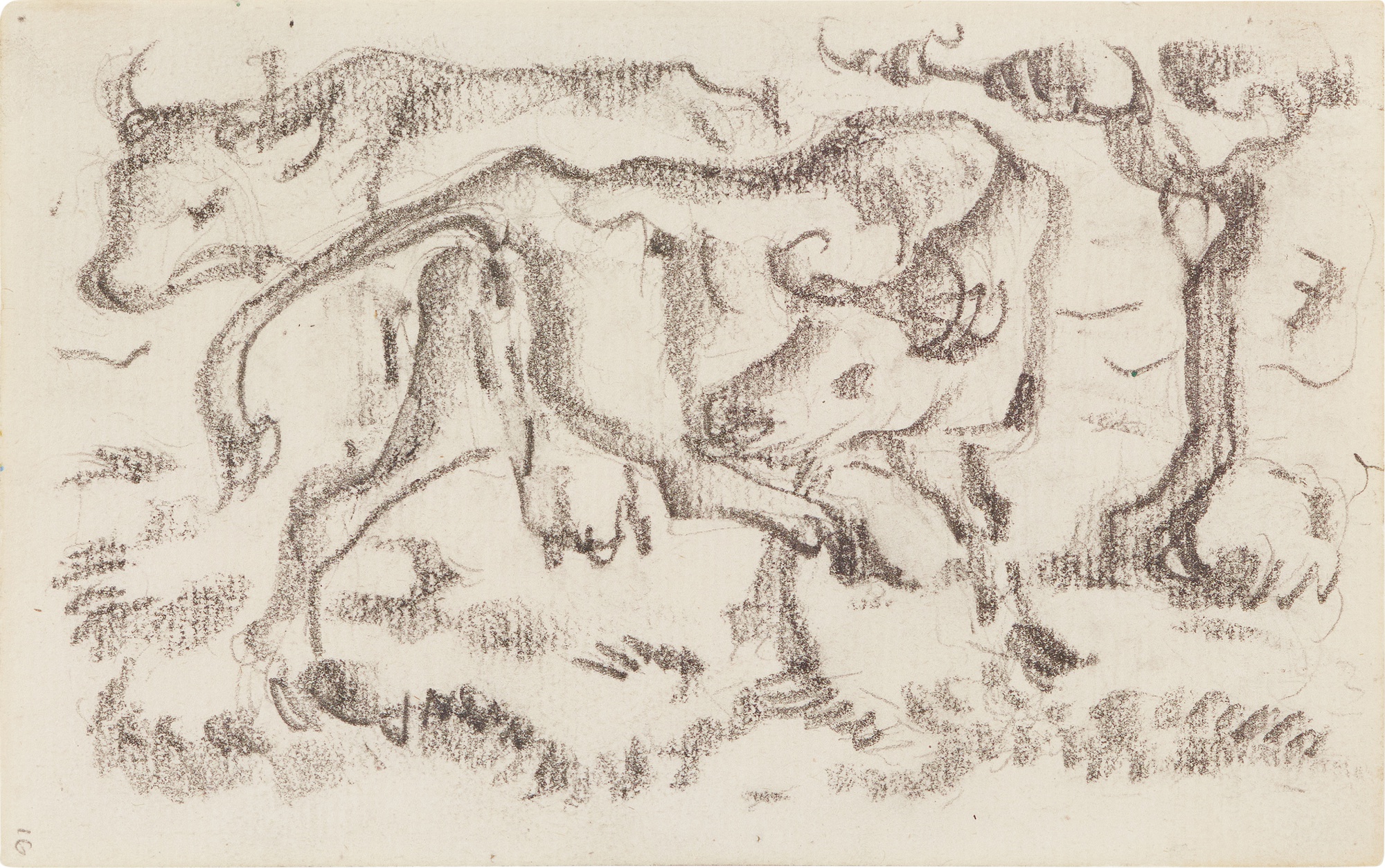 Zwei Kühe in Landschaft