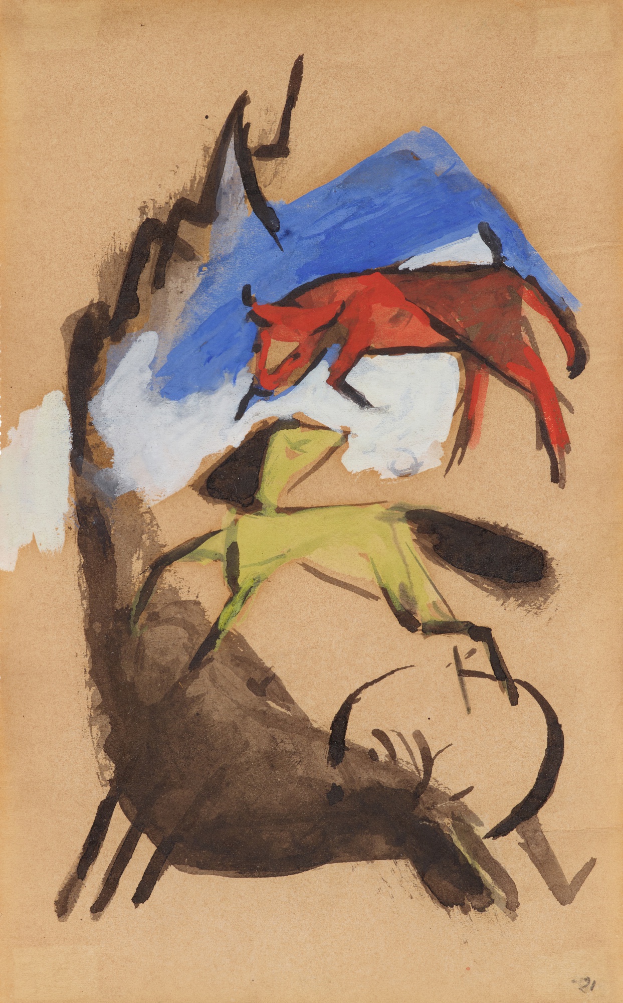 Zitronenpferd und Feuerochse