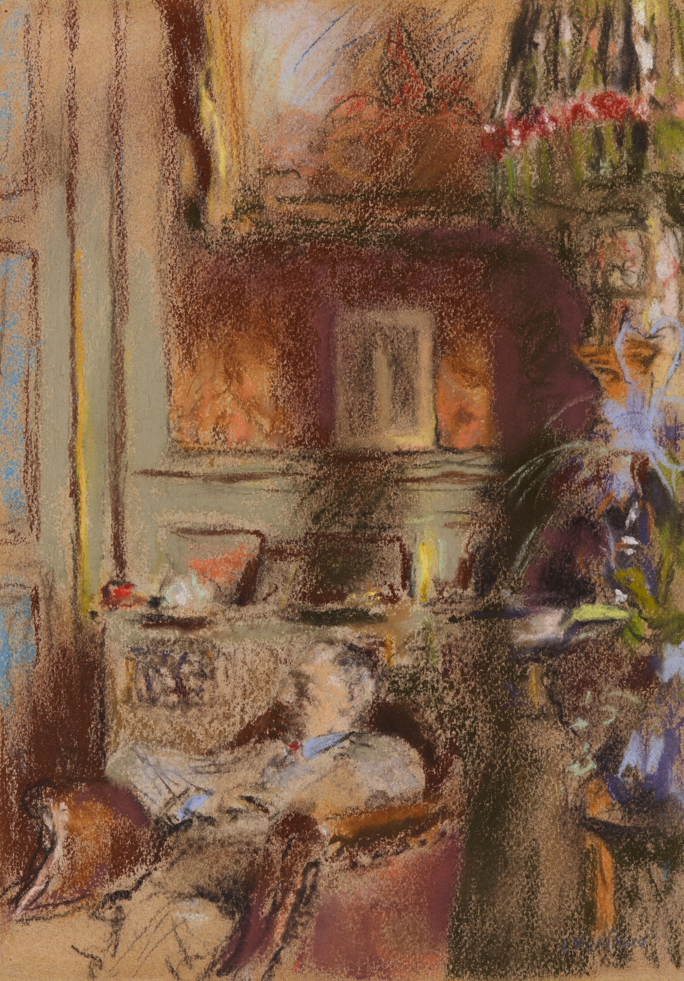 Edouard Vuillard — Alexandre Natanson chez lui, avenue du Bois