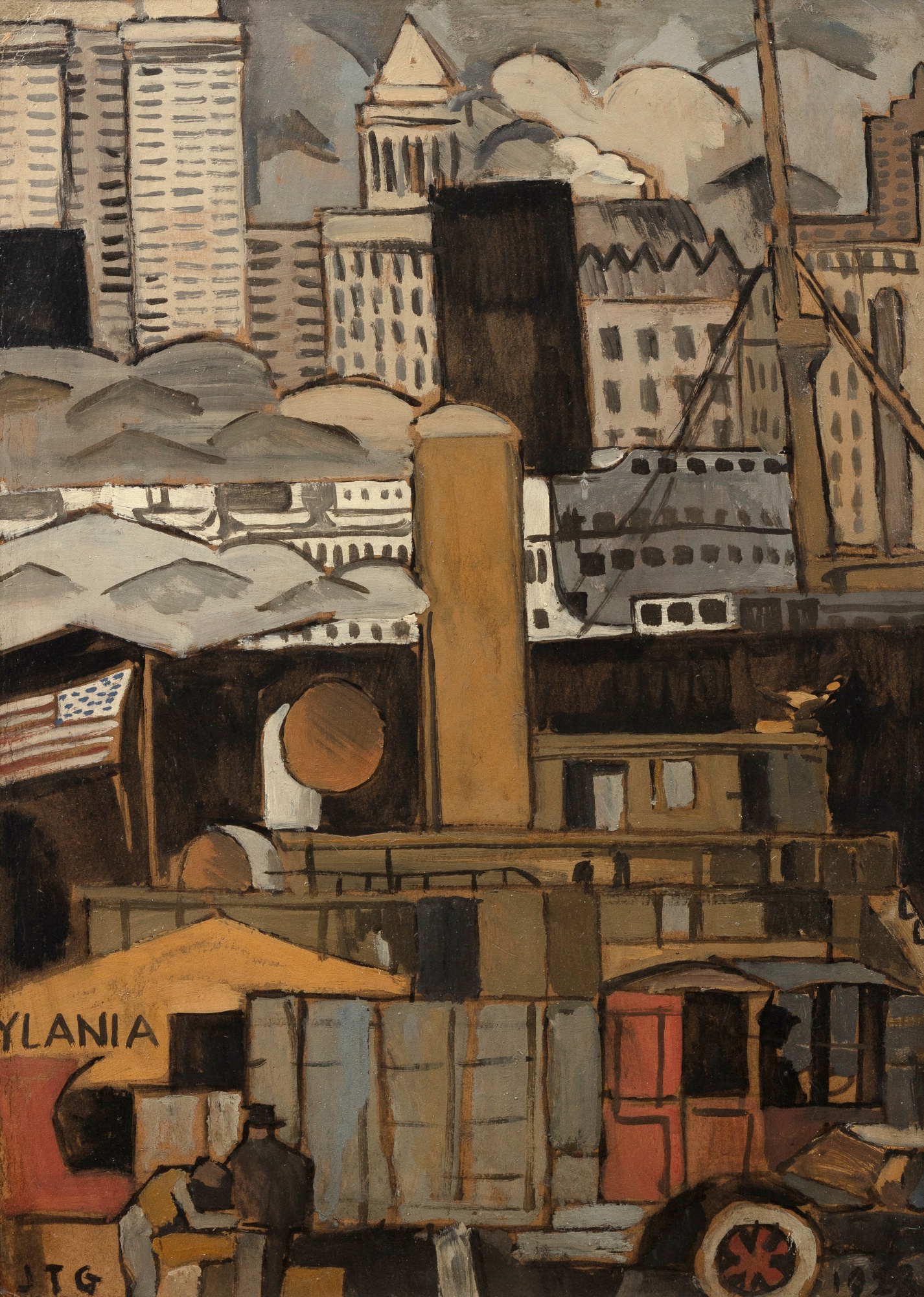 Joaquín Torres-García — New York Harbour