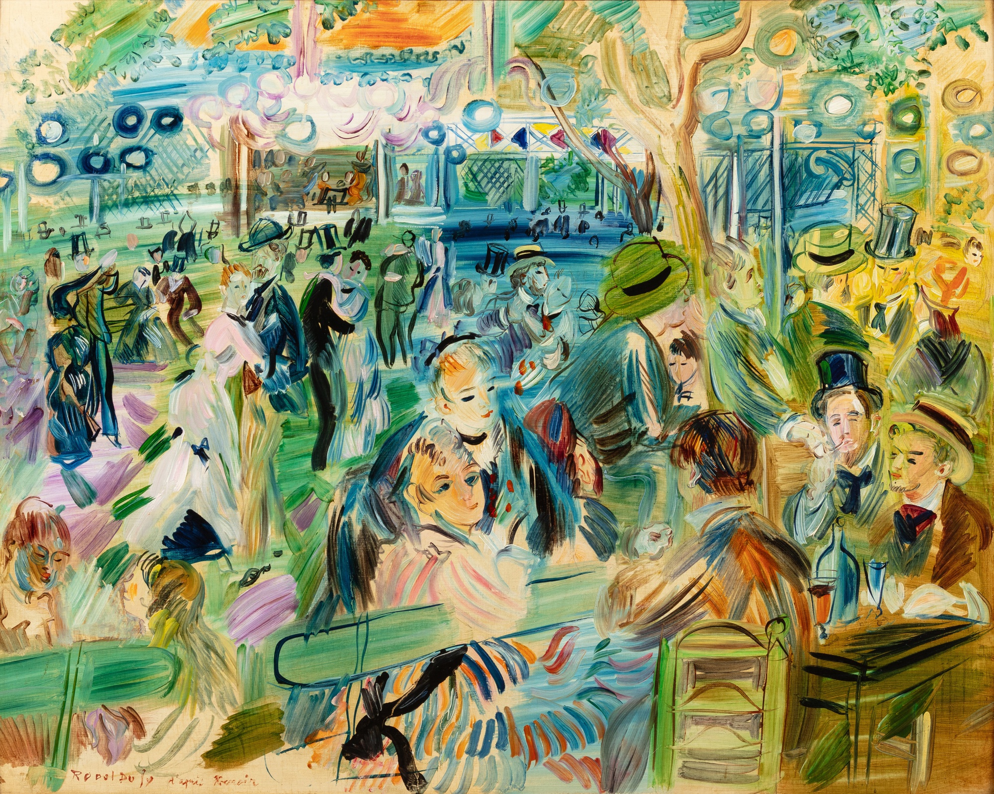 Raoul Dufy — Le Bal du Moulin de la Galette