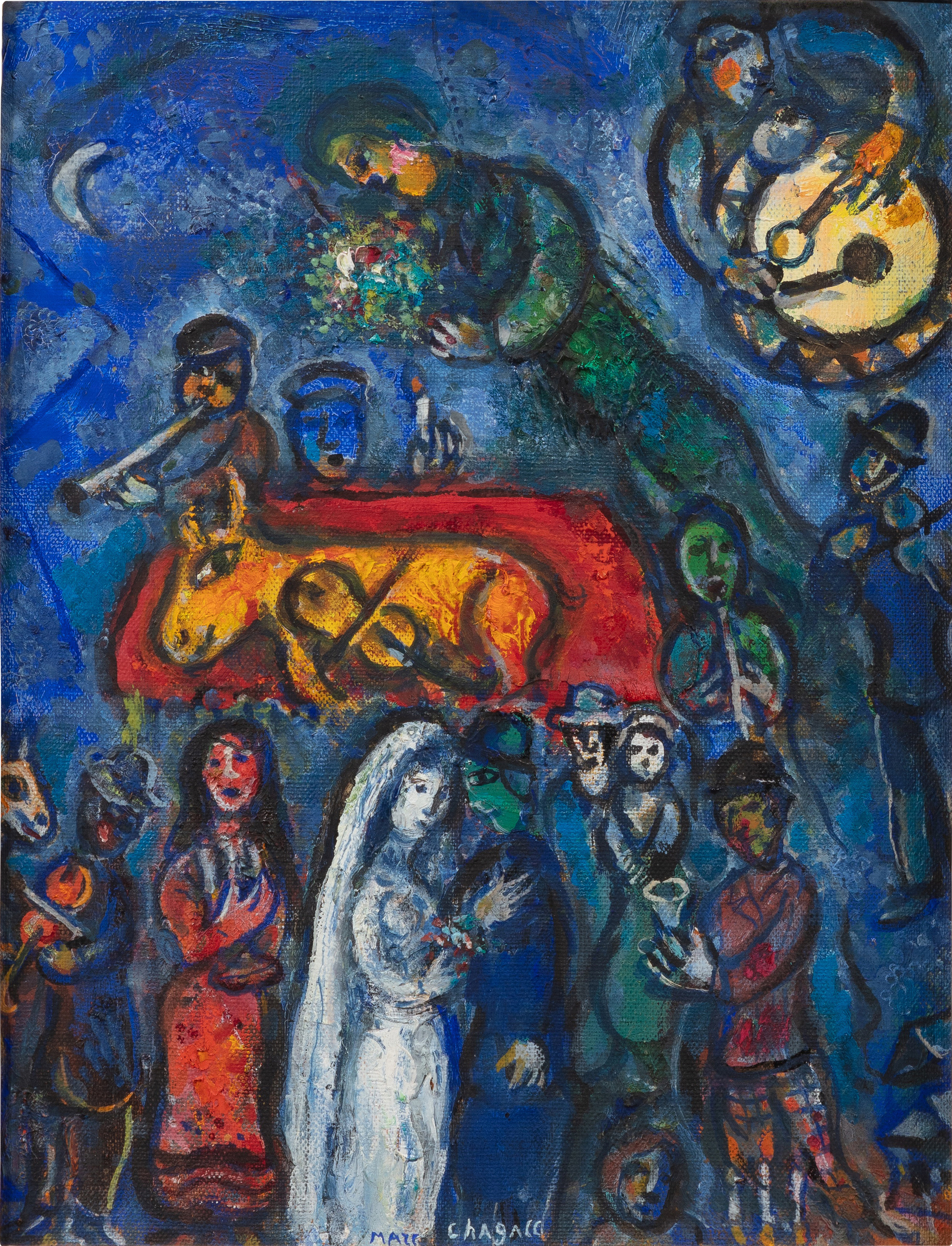 Marc Chagall — Le Mariage aux musiciens