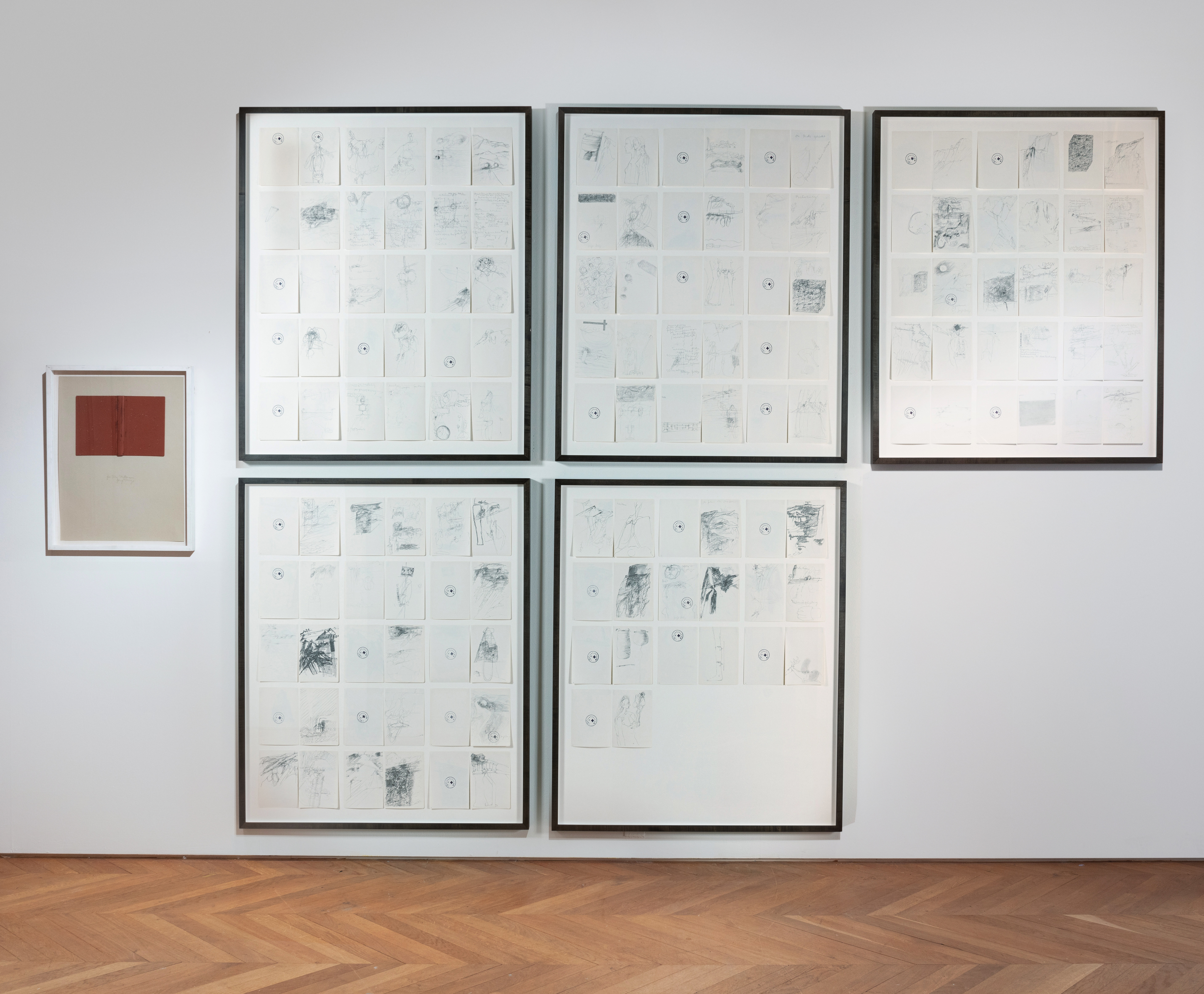 Joseph Beuys — Zeichnungen zu Codices Madrid von Leonardo da Vinci I (Drawings for Codices Madrid by Leonardo da Vinci I)