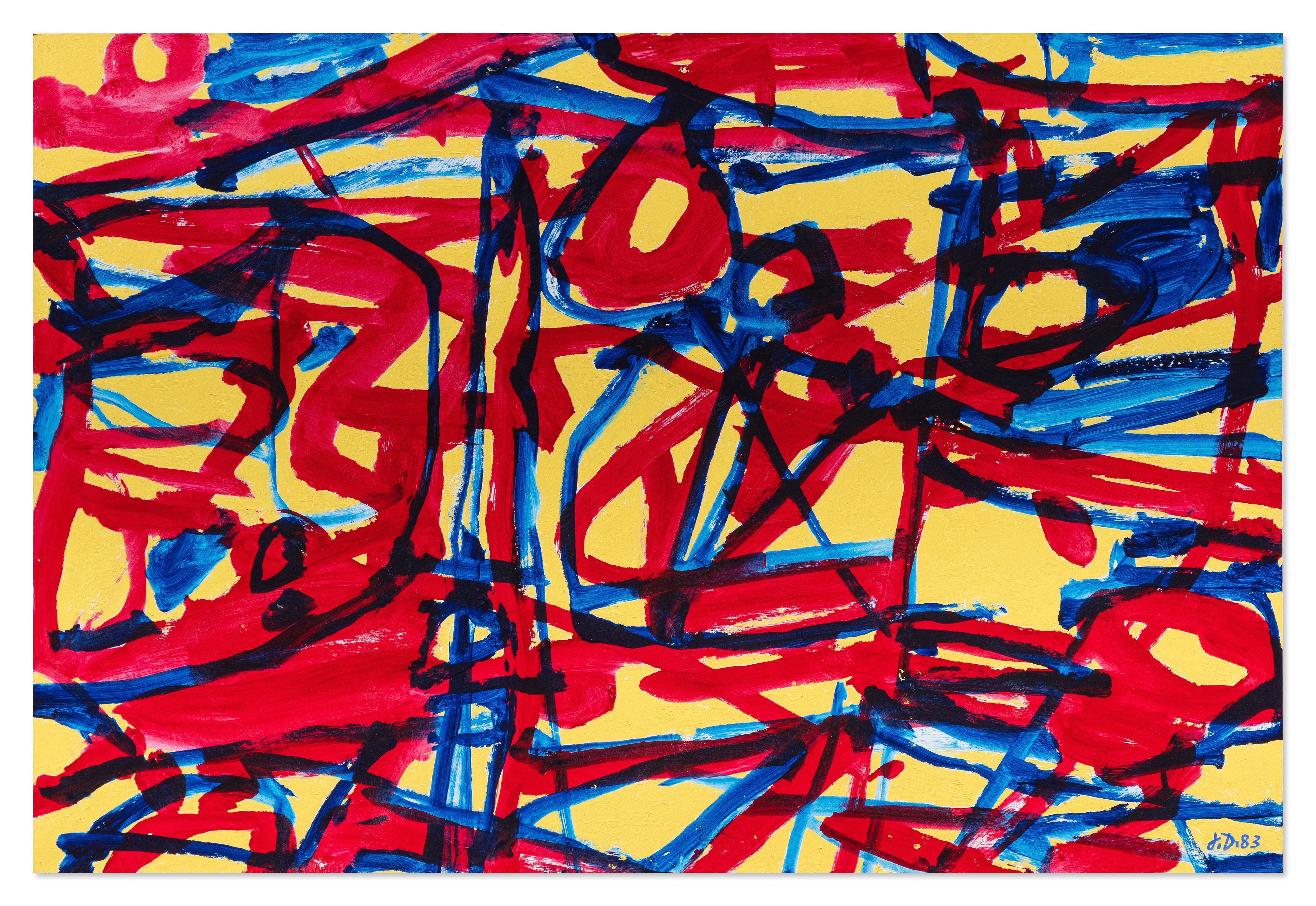 Jean Dubuffet — Mire G44 (Kowloon) (La Mer)