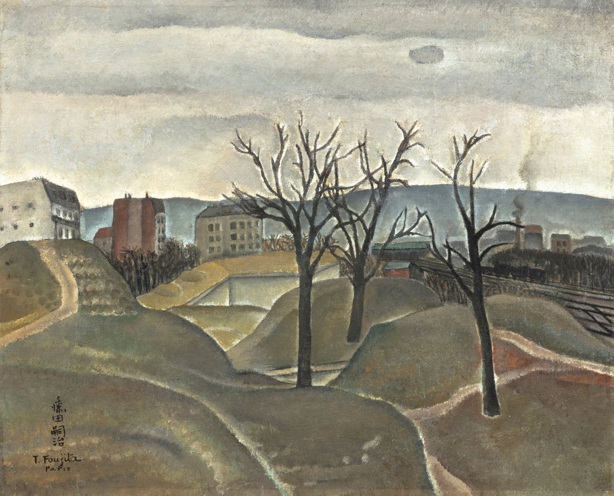 Léonard Tsuguharu Foujita — Porte de Molitor, Paris