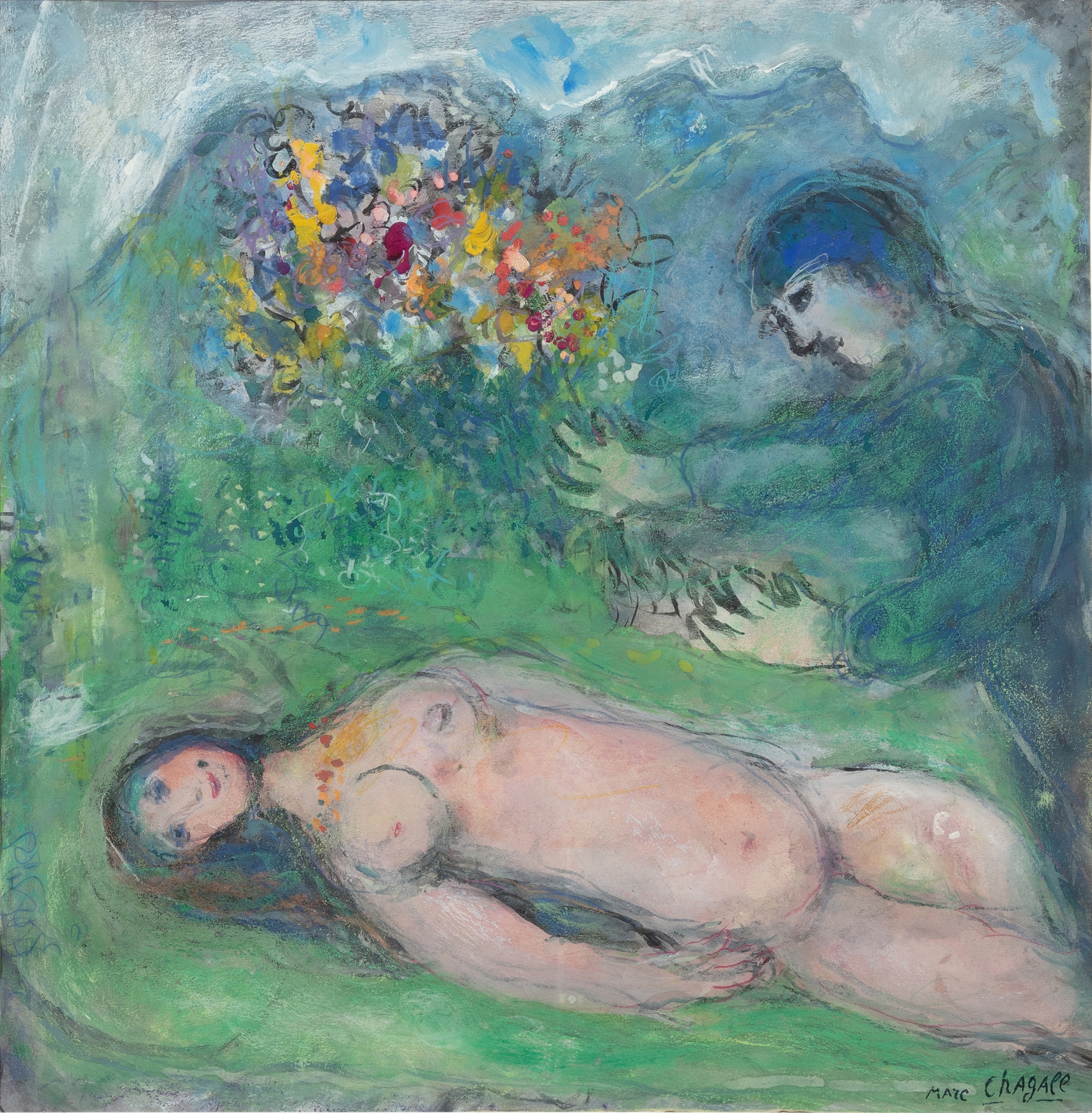 Marc Chagall — Nu à la montagne