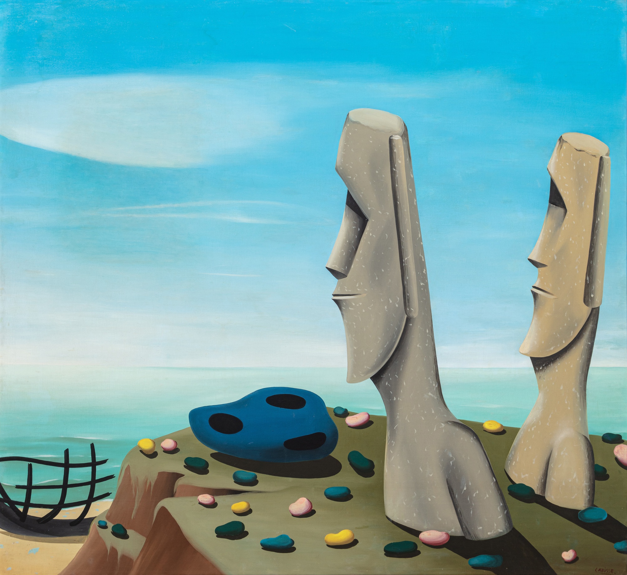 Félix Labisse — Ils attendent the Captain Cook