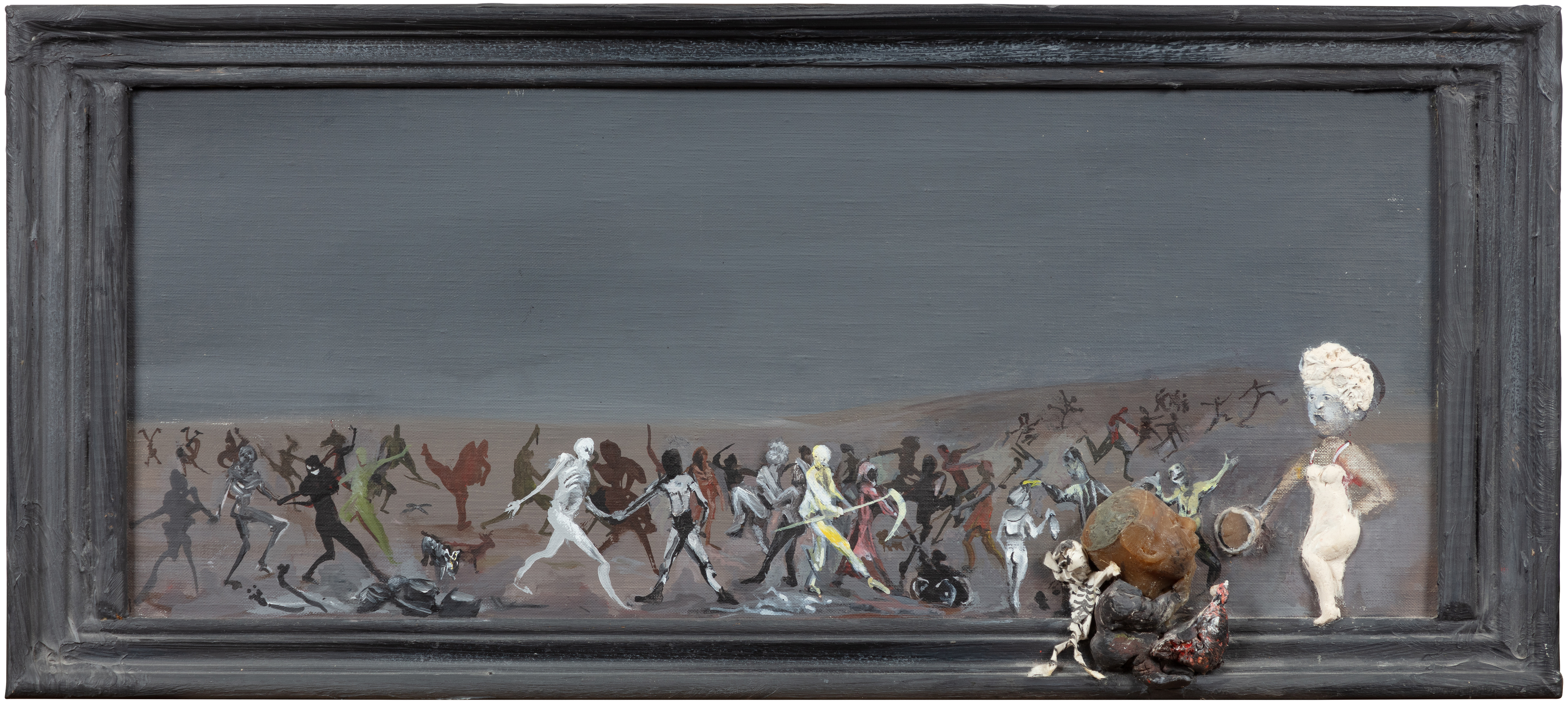 Martial Raysse — Ebauche du lutin "Chapelle de Feu"