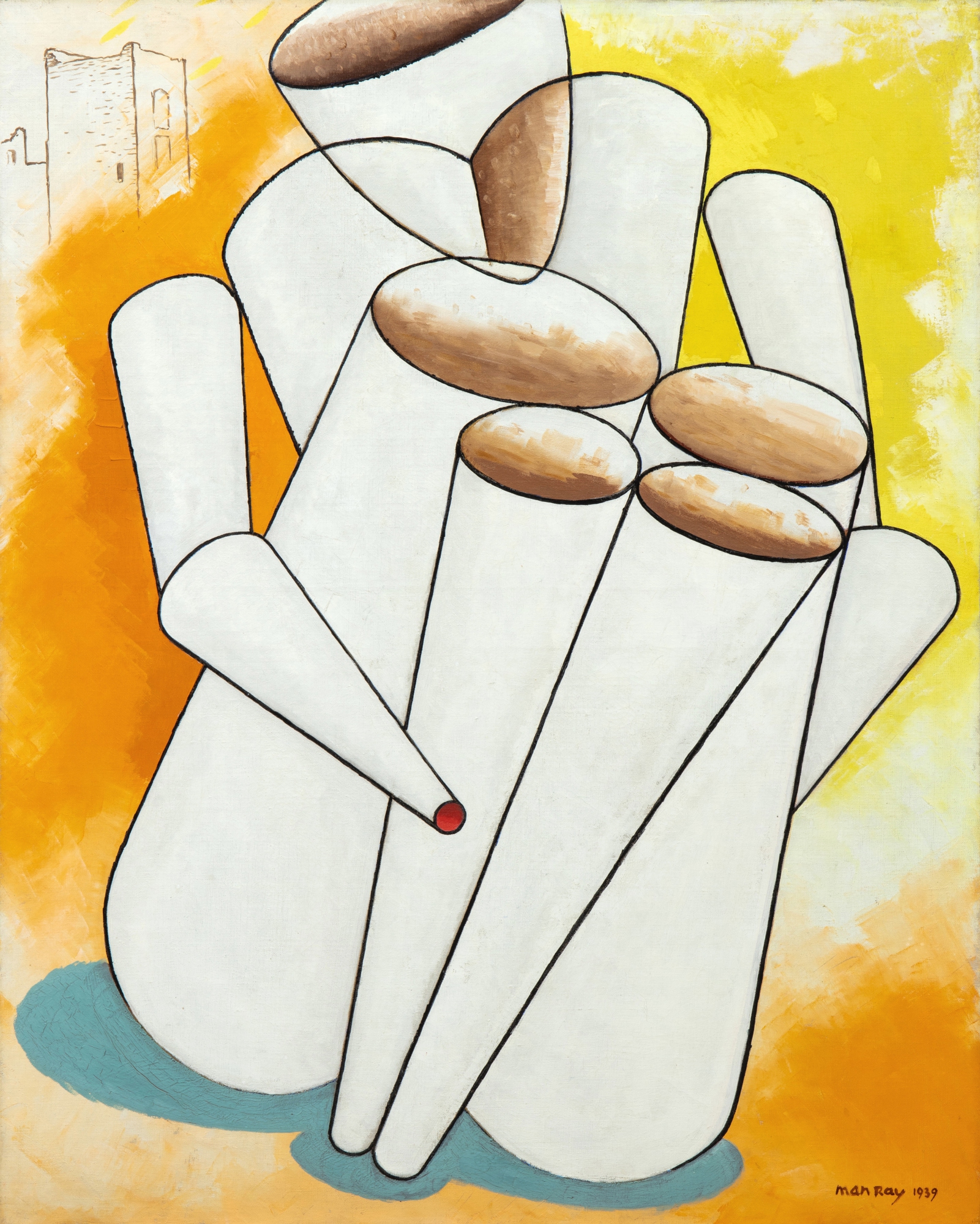 Man Ray — Personnage (Femme assise)