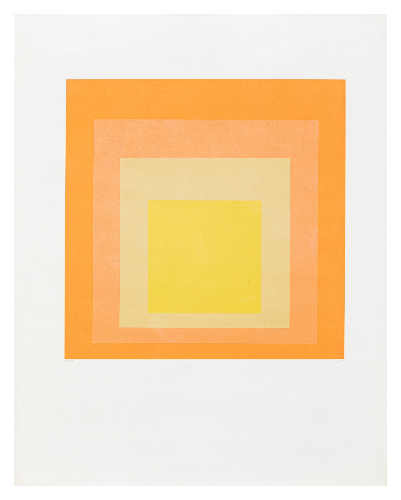 Josef Albers — Untitled, from Homage to the Square
