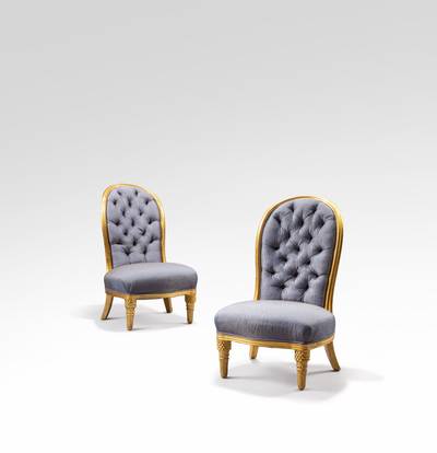 Paire de chauffeuses