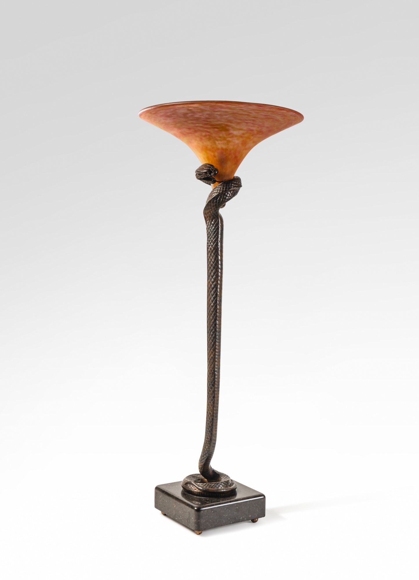 Edgar Brandt — Lampe La Tentation