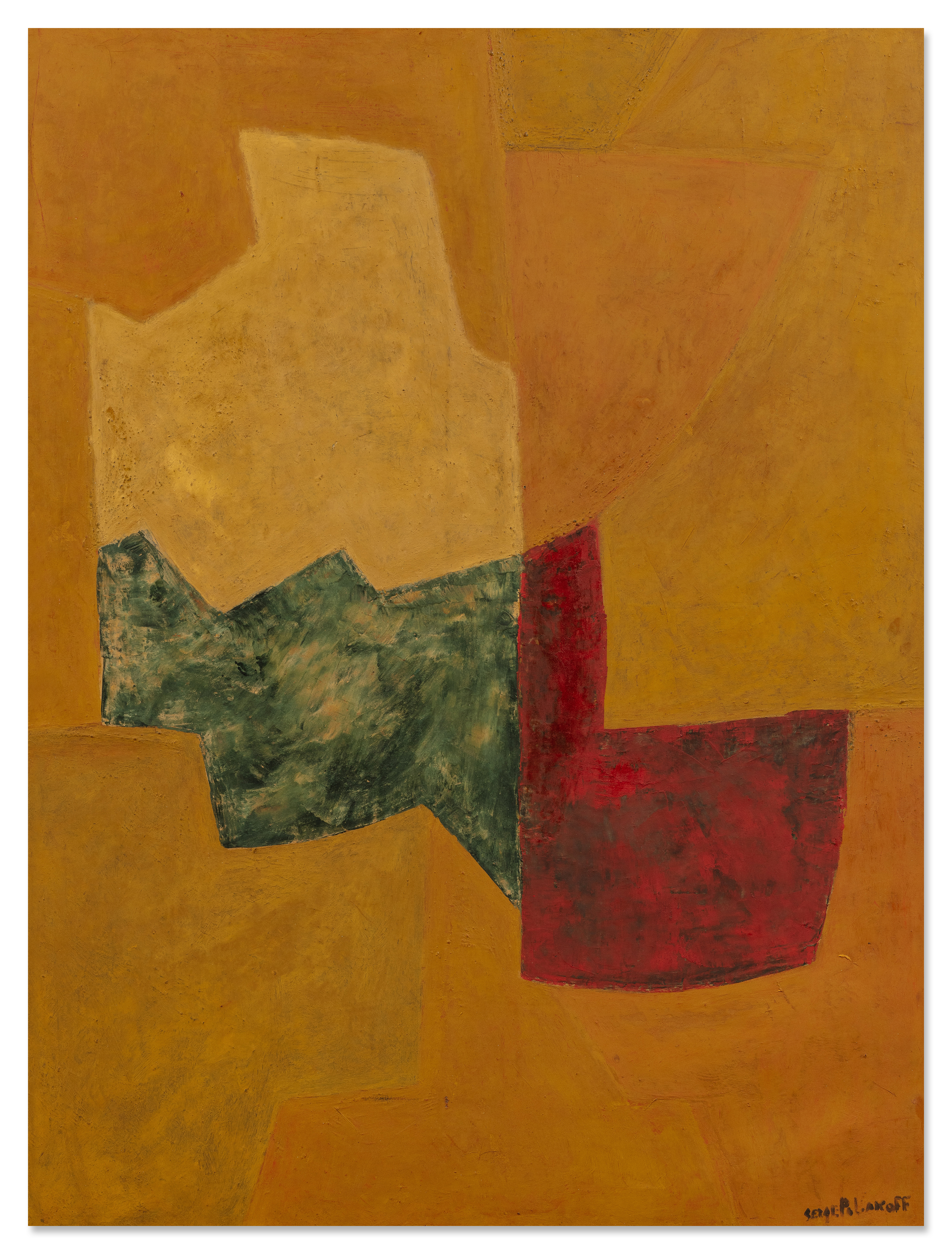 Serge Poliakoff — Composition orange