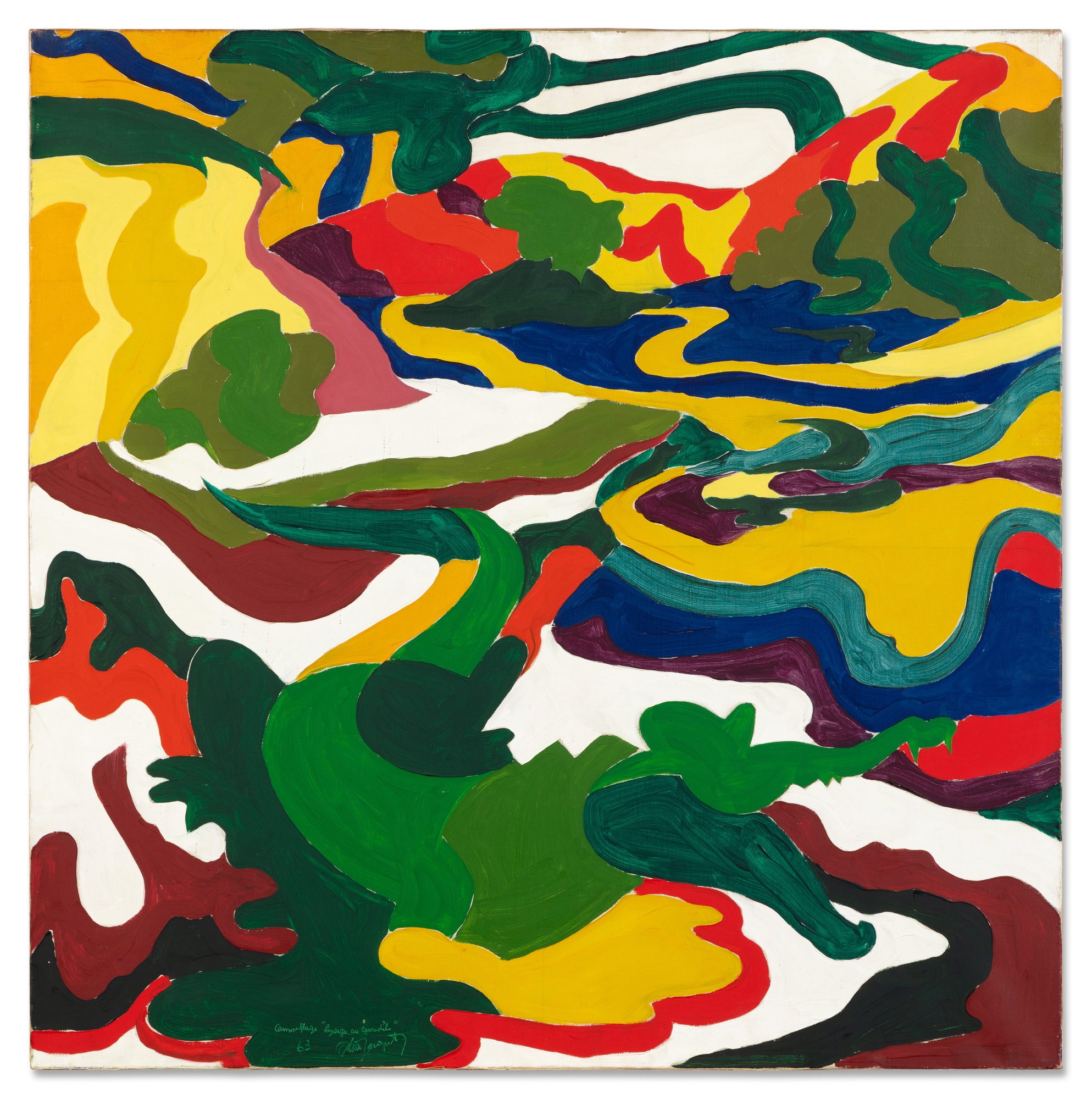 Camouflage "Paysage au crocodile"