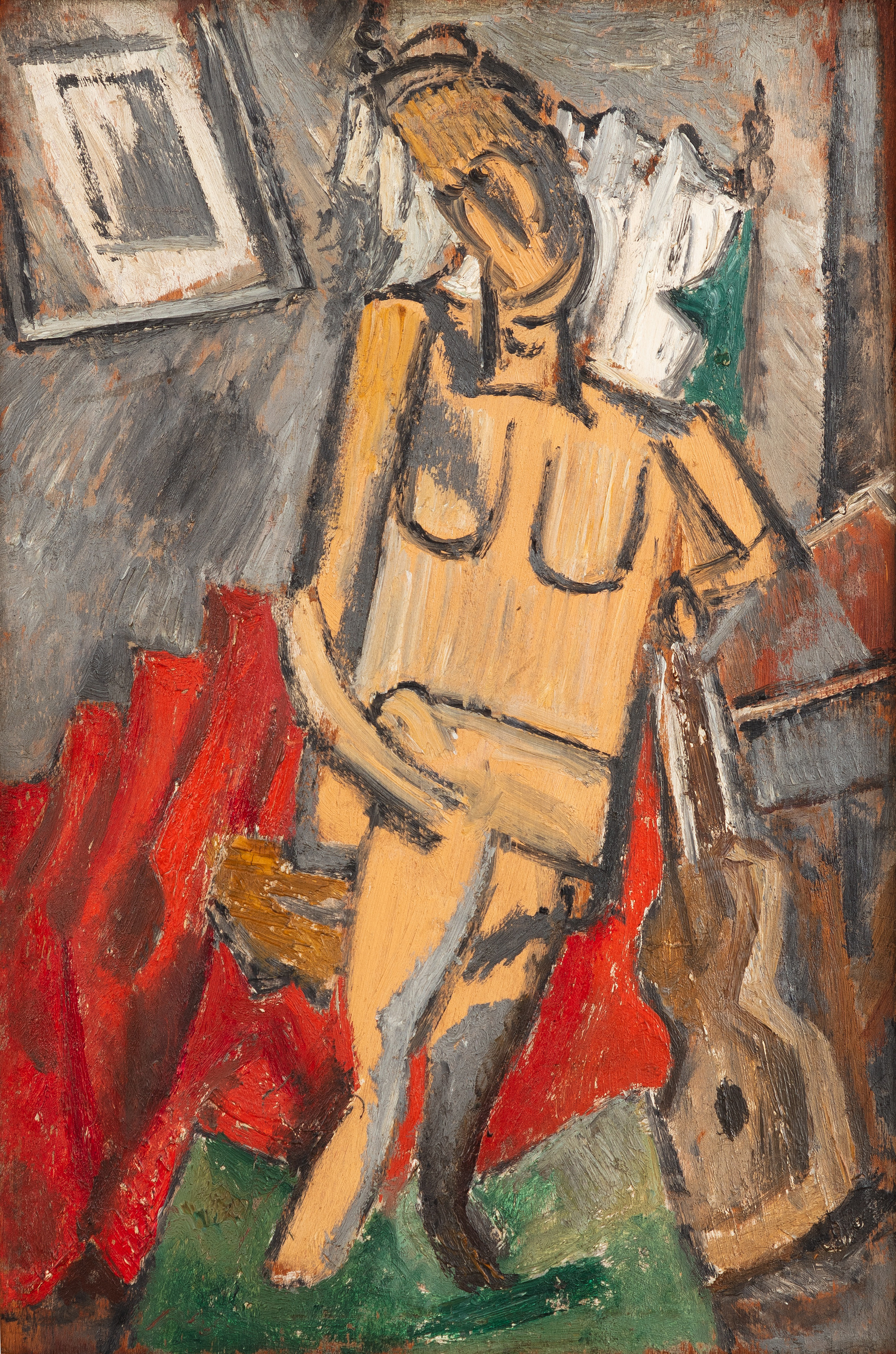 Pablo Picasso — Femme nue à la guitare