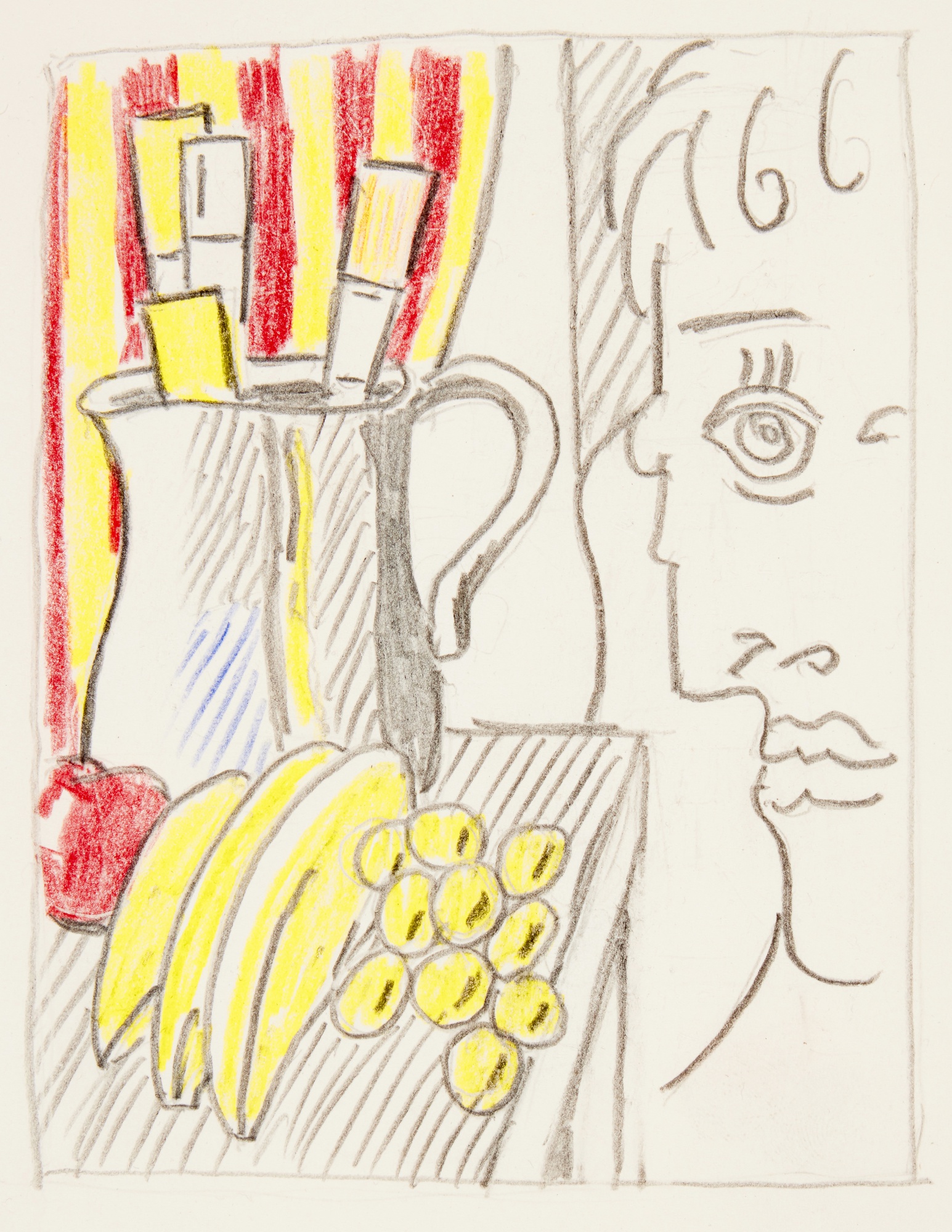Roy Lichtenstein — Still Life with Picasso (Study)