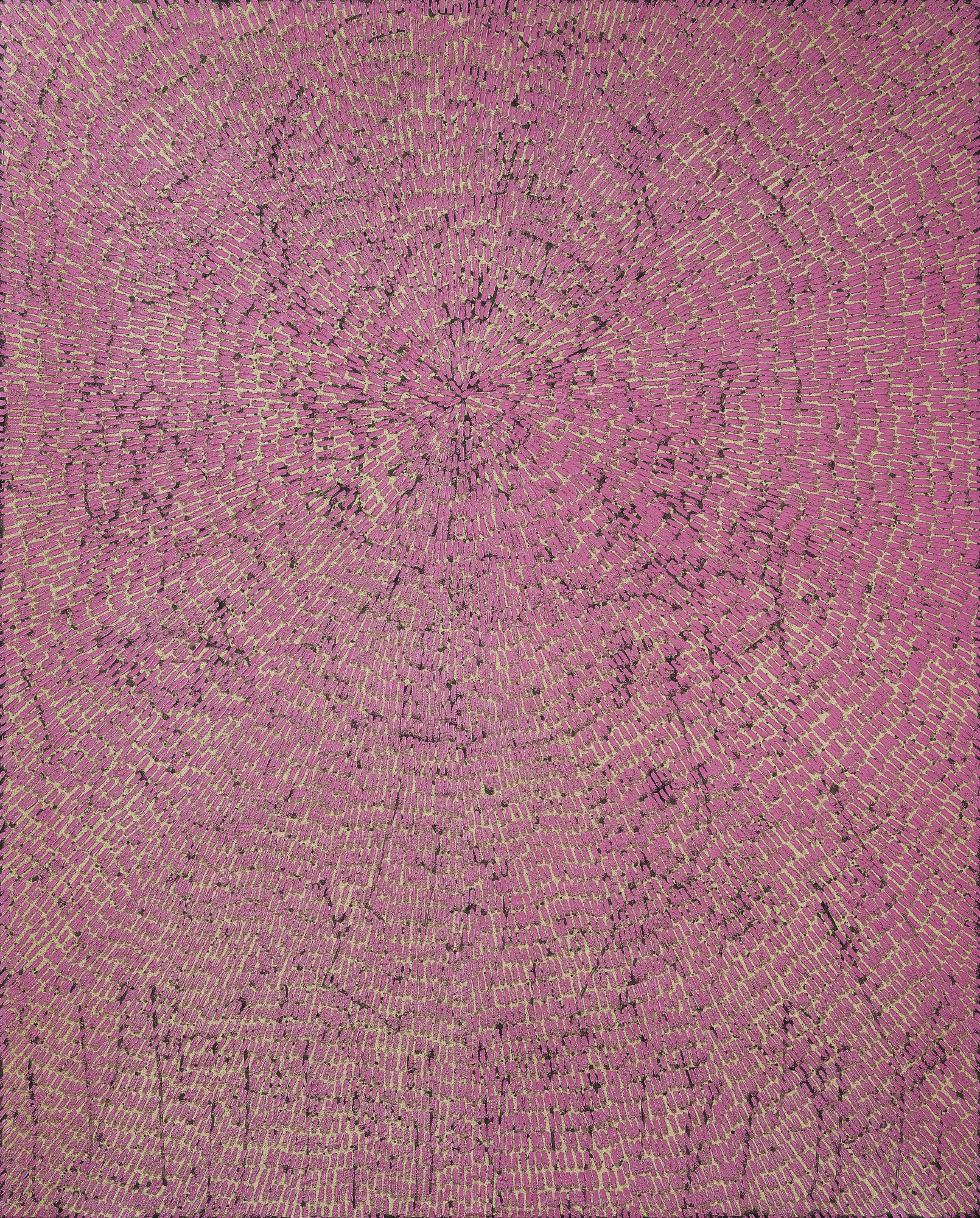 Jennifer Guidi — Our Hearts In Balance (Painted Universe Mandala SF #3F, Pearly Purple, Natural Ground)  我們平衡的心 (彩繪宇宙曼陀羅SF #3F, 珠光紫, 自然調基底)