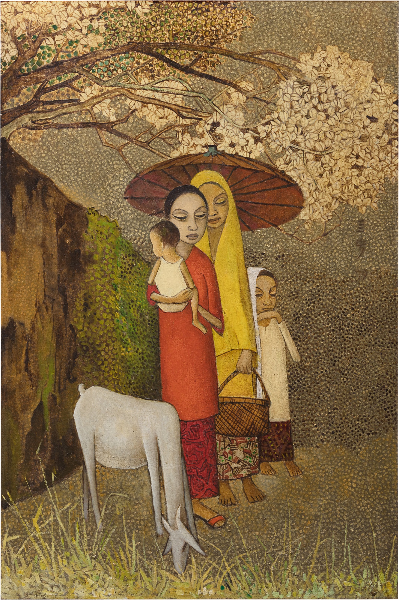 Return from market 從市集歸來