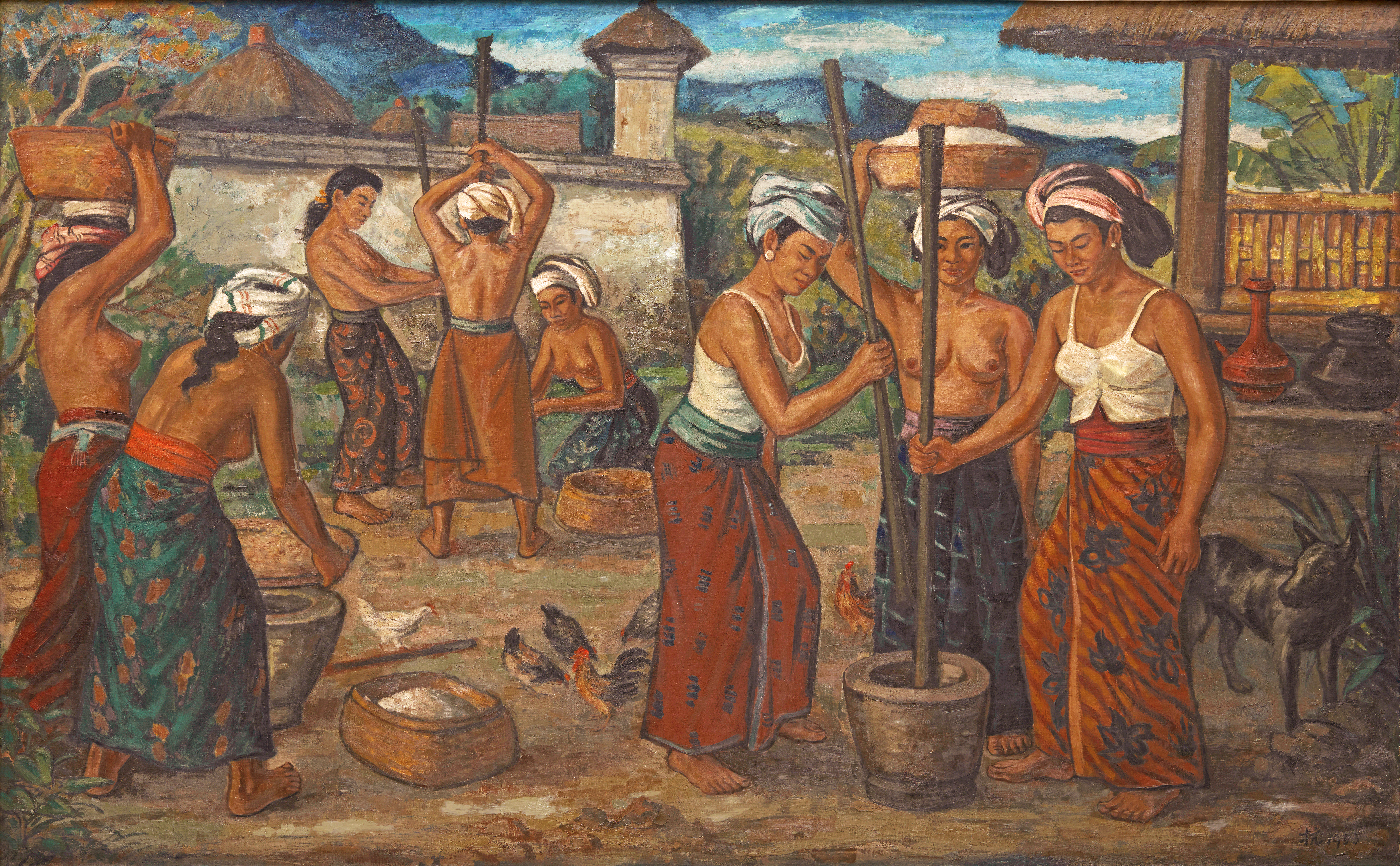 Pounding Rice 椿米