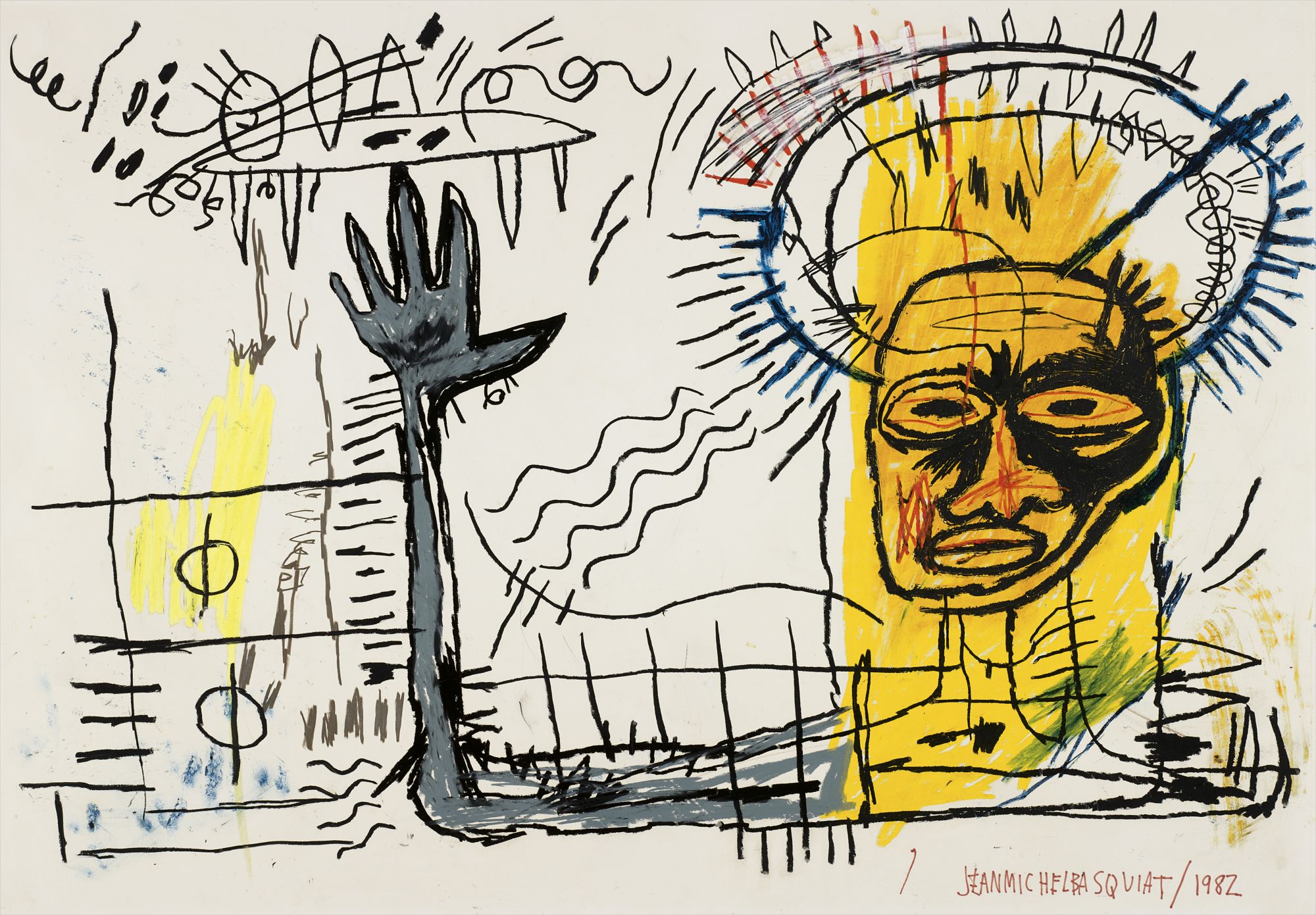Jean-Michel Basquiat — The present lot,