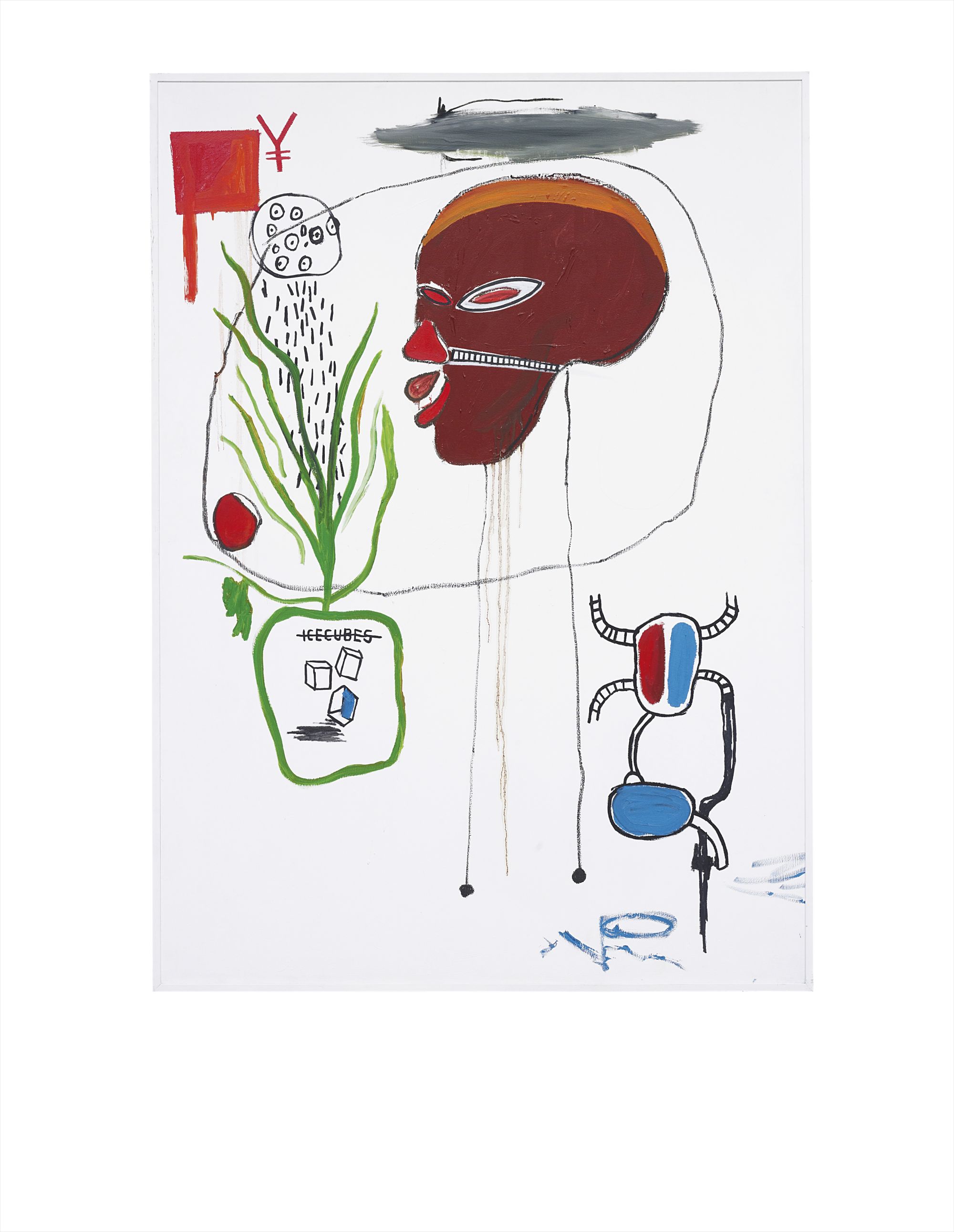 Jean-Michel Basquiat — For B.A.M.
