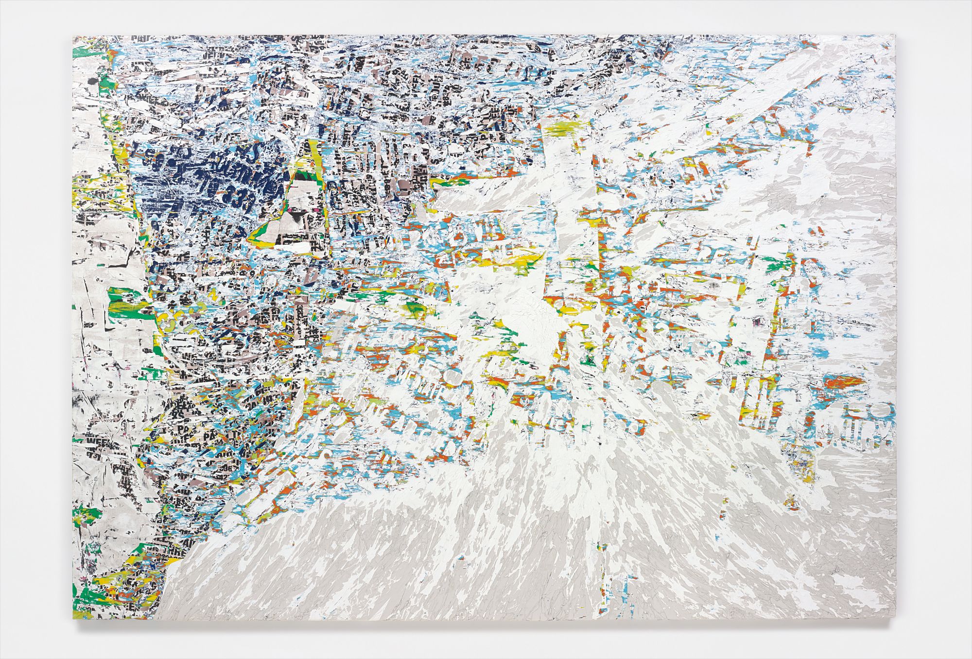 Mark Bradford — Biting the Book