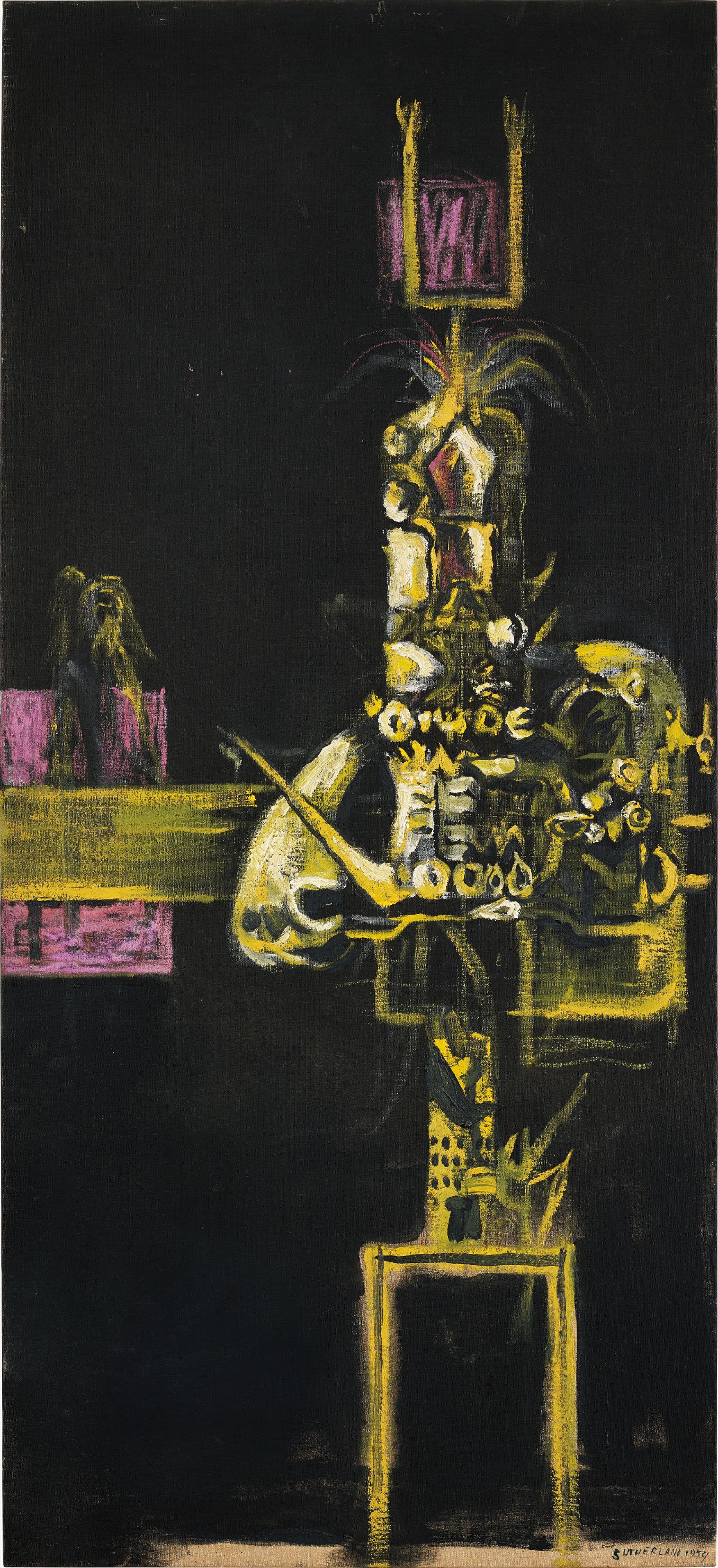 Hydrant with Black Ground