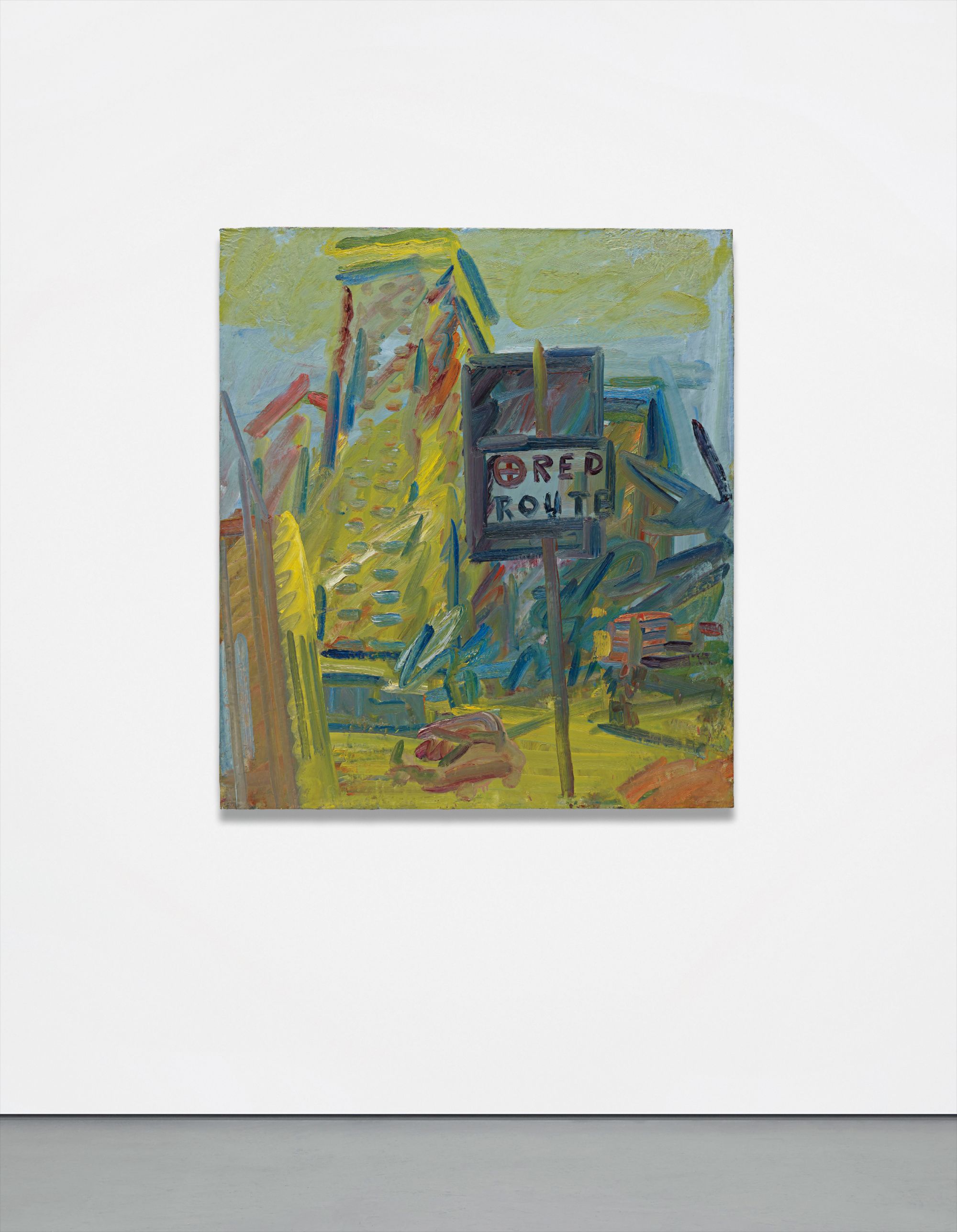 Frank Auerbach — Tower Blocks Hampstead Road
