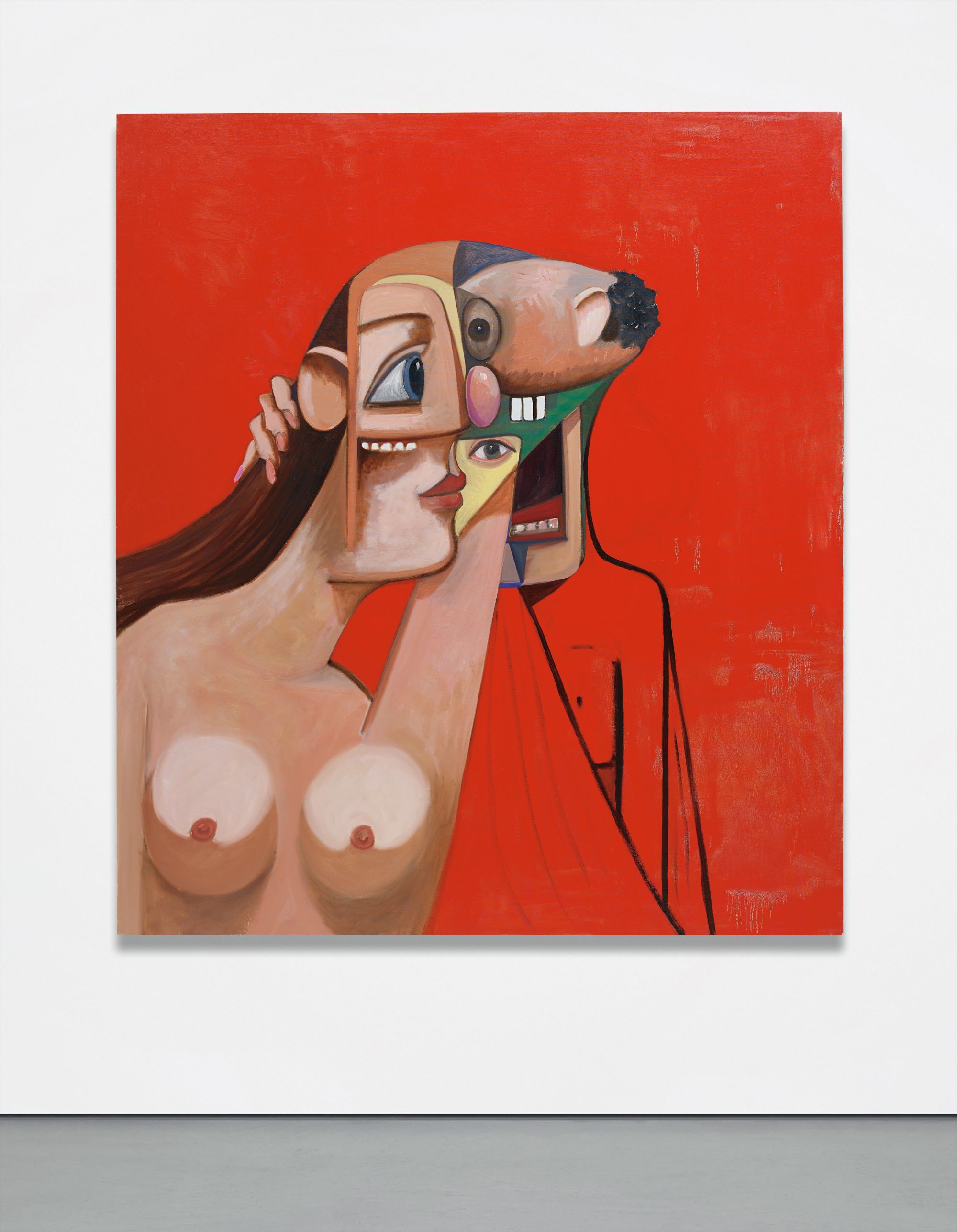 George Condo — Woman & Man