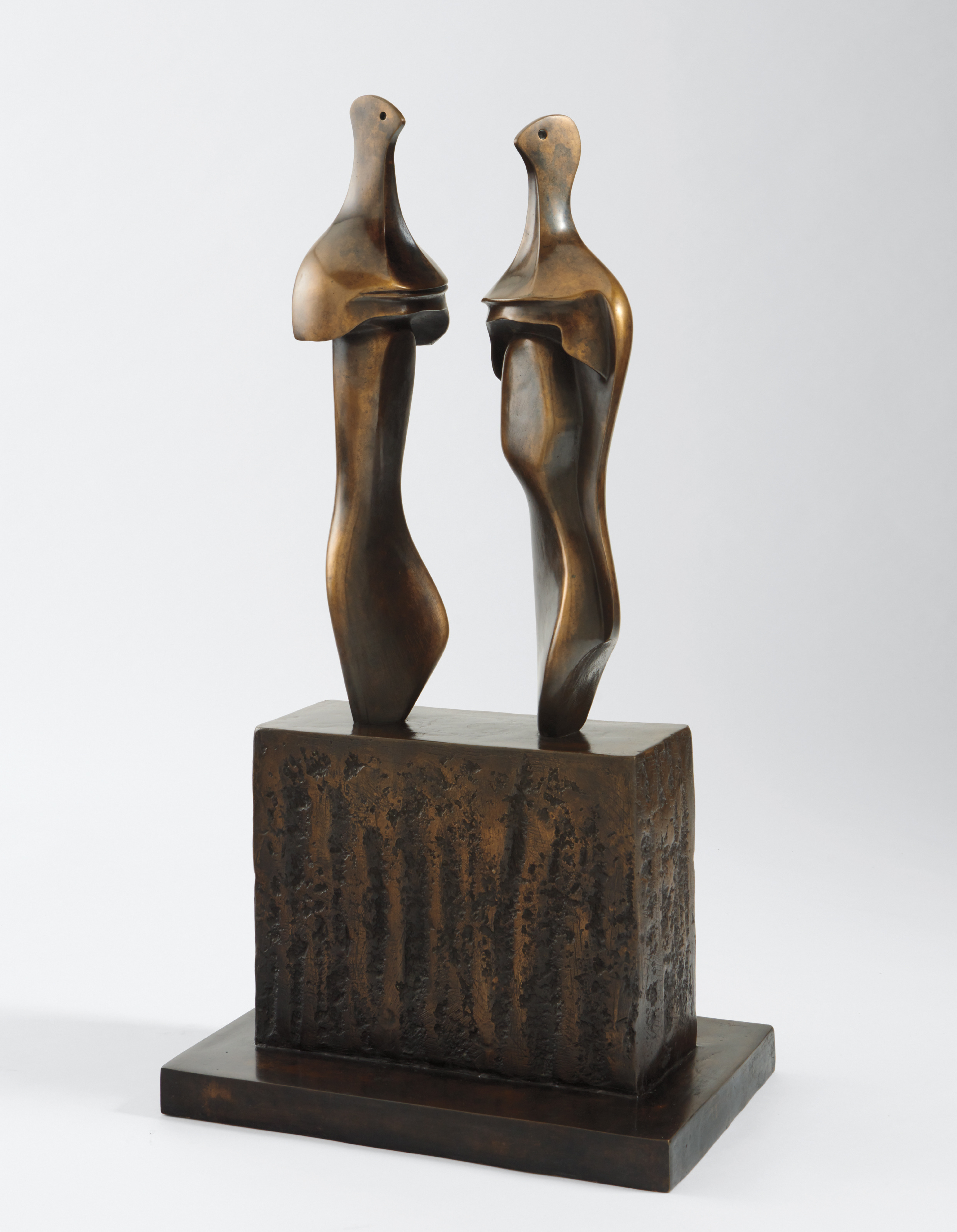 Henry Moore — Two Three-Quarter Figures on Base