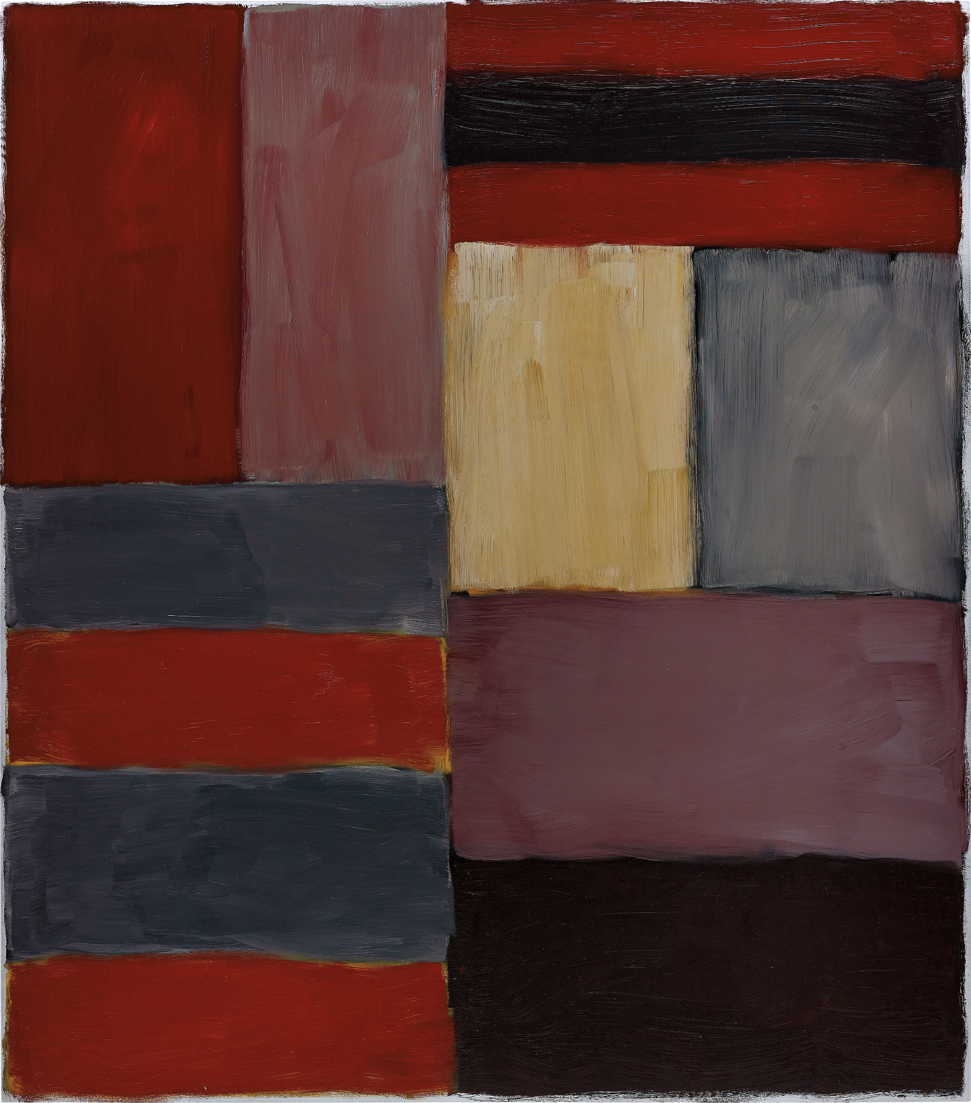 Sean Scully — Grey Red