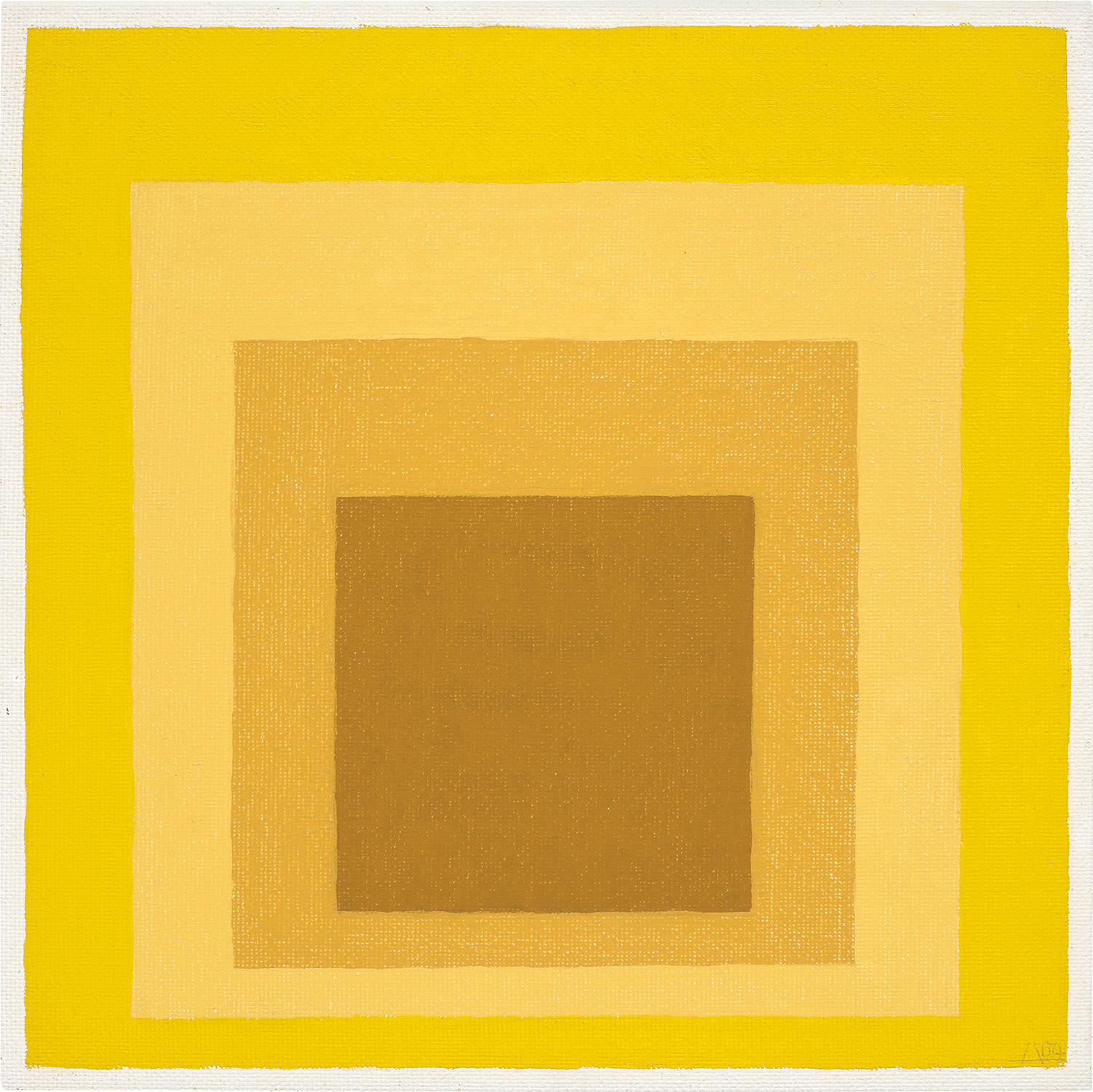 Josef Albers — Study for Homage to the Square: Hard, Softer, Soft Edge