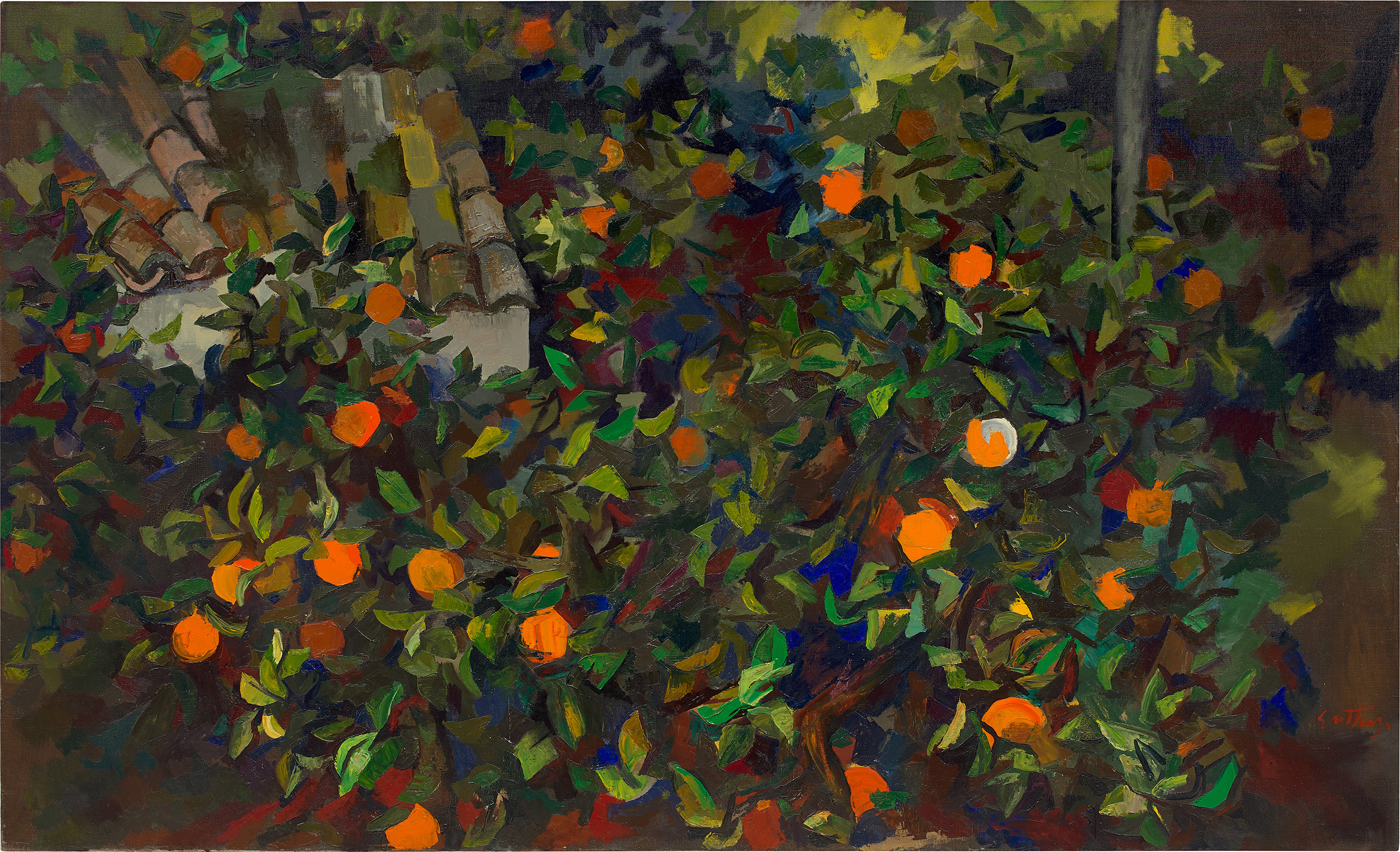 Renato Guttuso — Aranceto Notturno