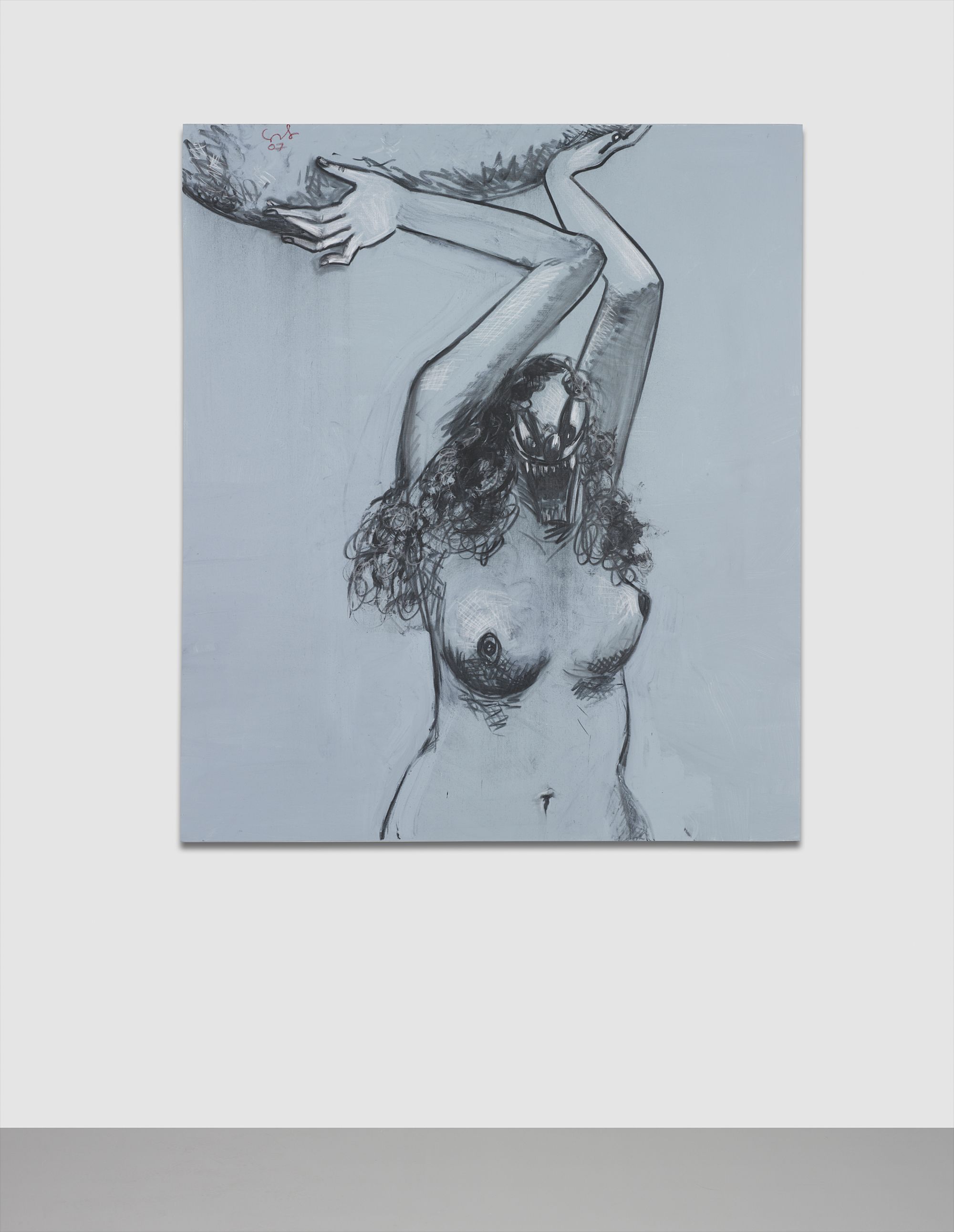 George Condo — The Rock Thrower