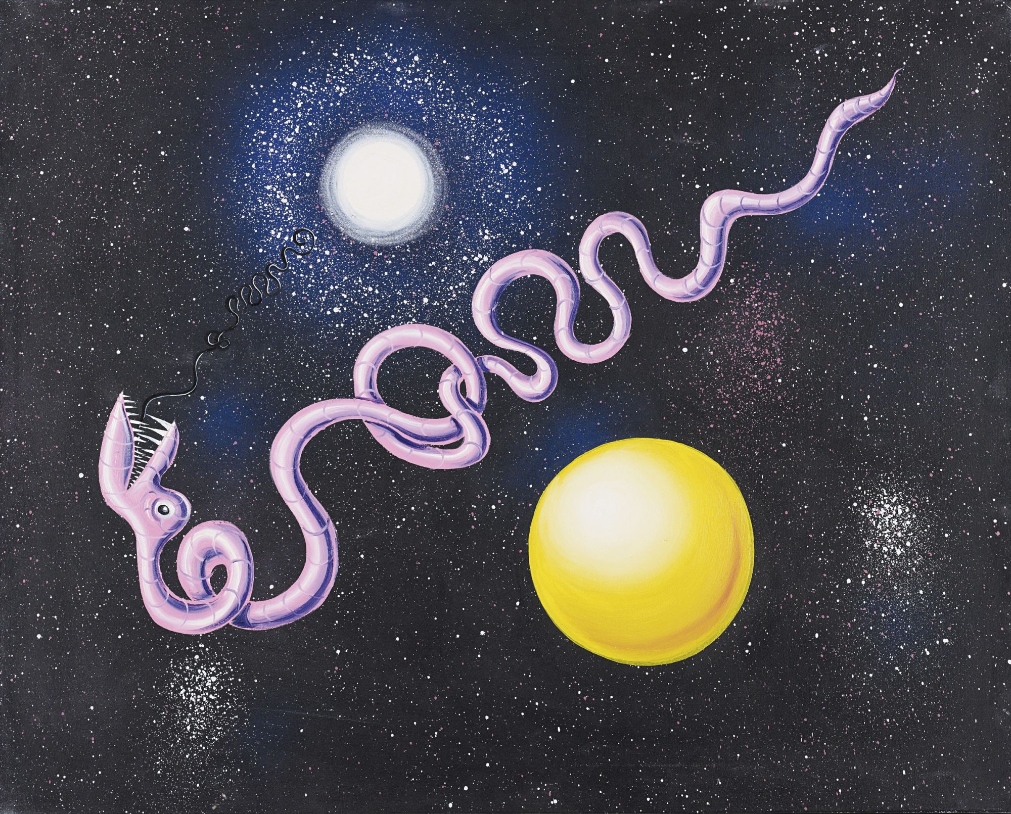 Kenny Scharf — Space Snake