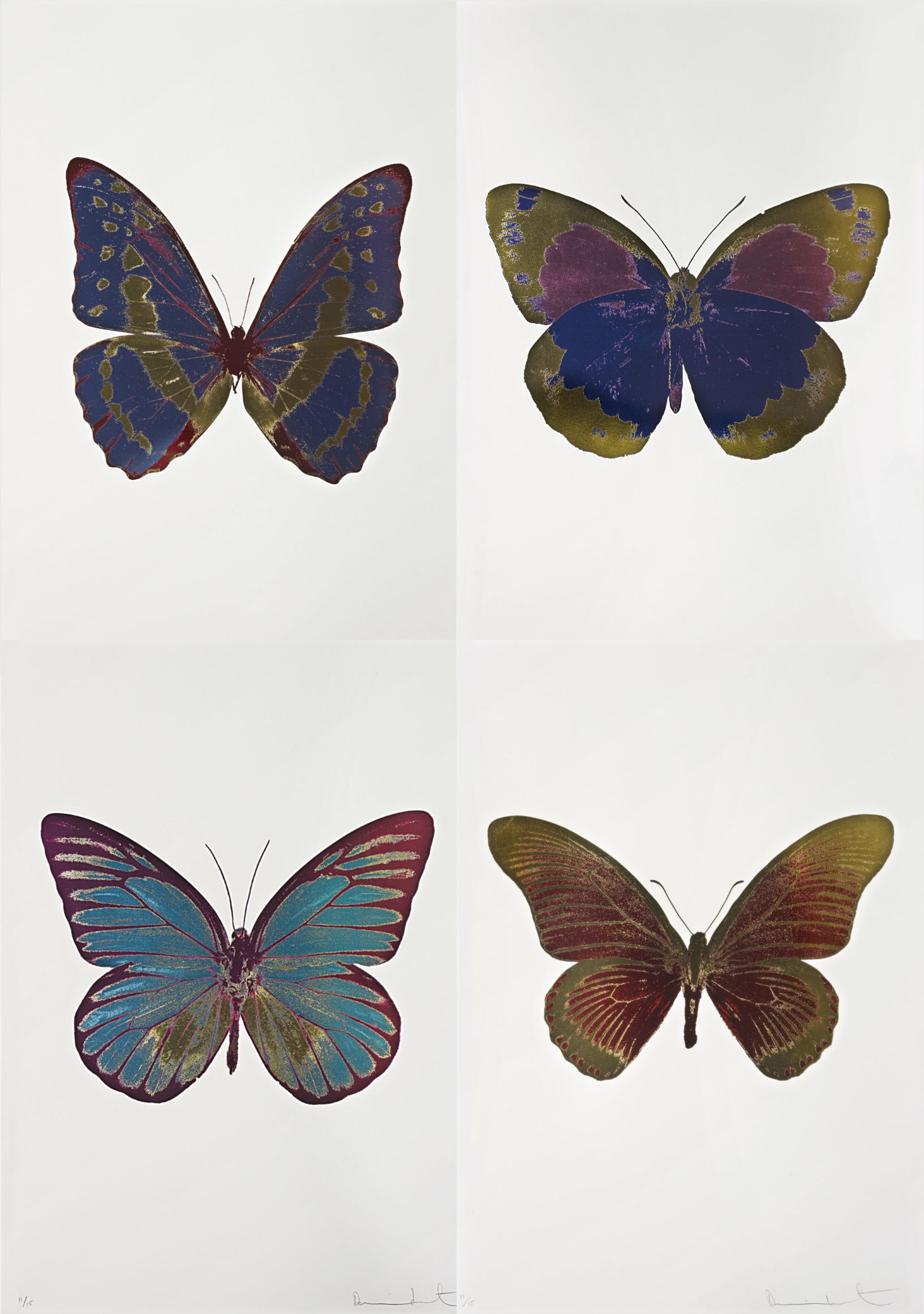 Damien Hirst — Four Works: The Souls I-IV