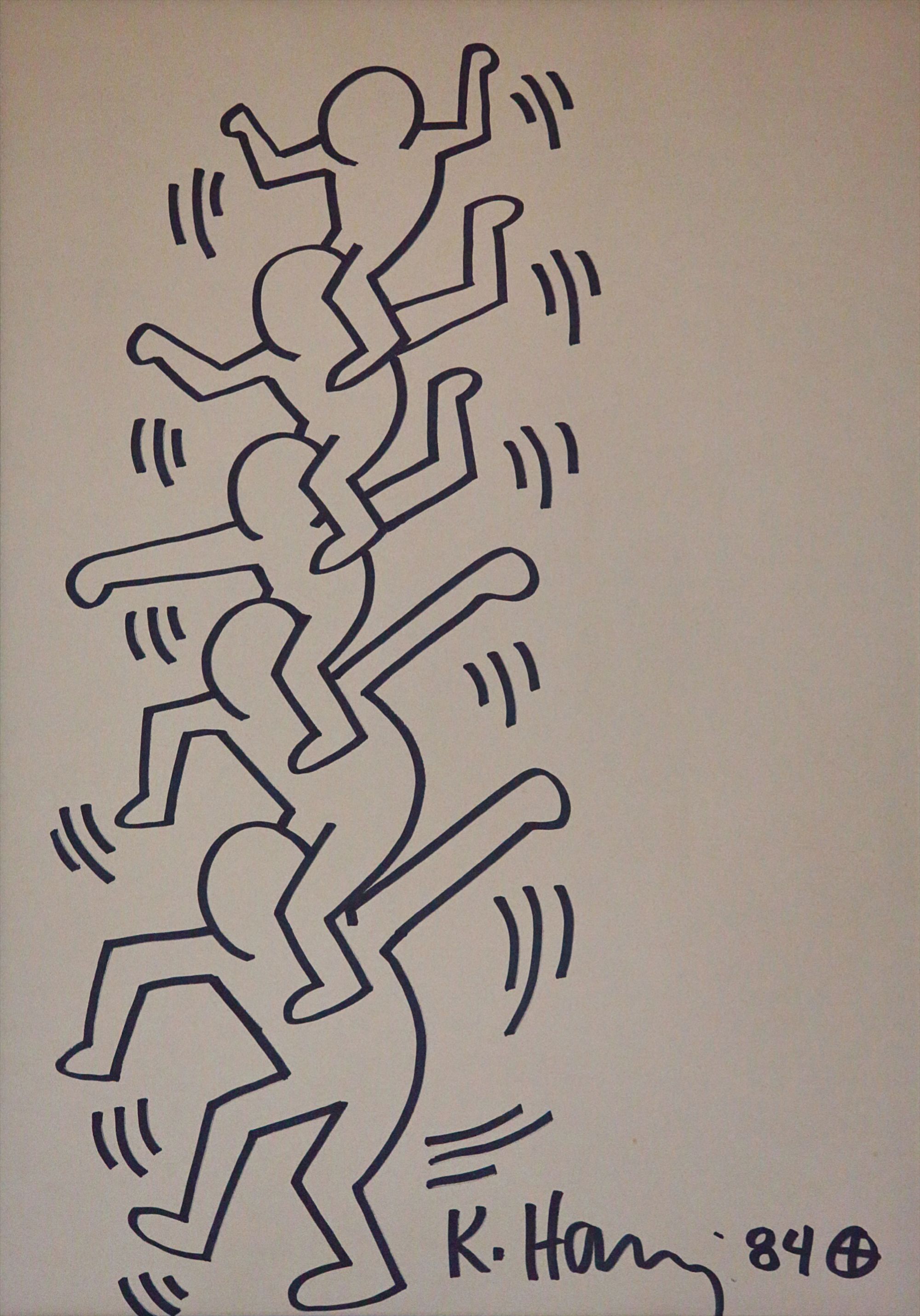Keith Haring — marker on paper