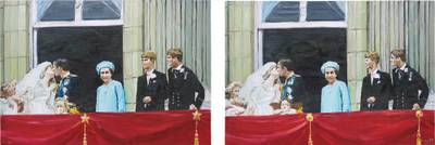 Wedding (There are six differences in the two paintings)