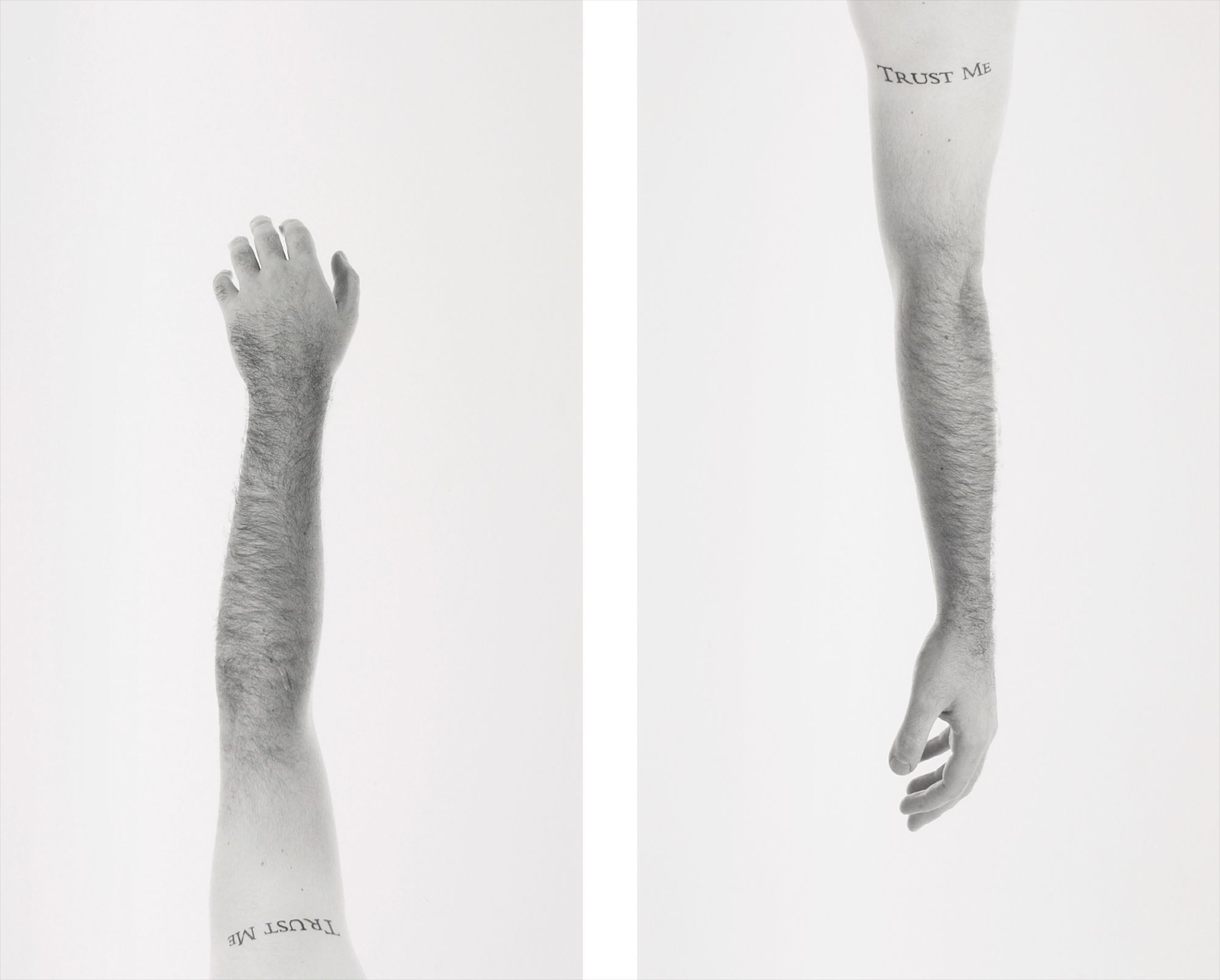 Douglas Gordon — Two Works: (i) Tattoo I; (ii) Tattoo II