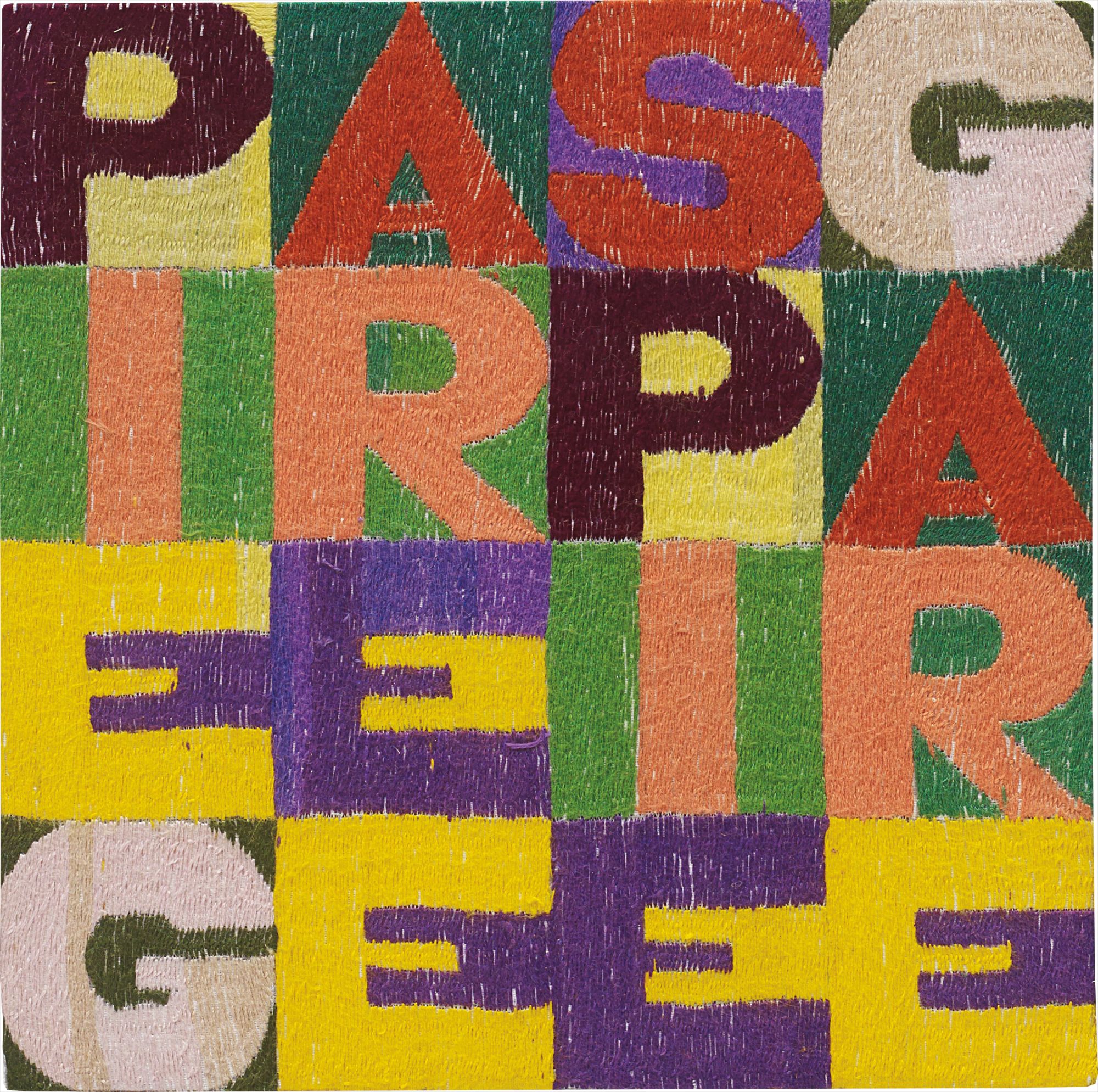 Alighiero Boetti — Piegare e Spiegare