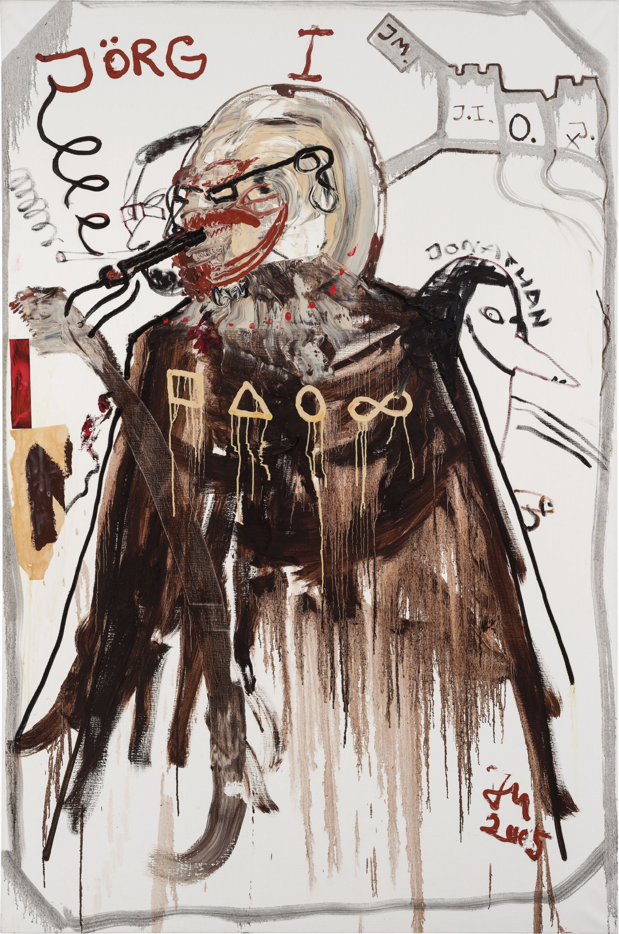Jonathan Meese — Jörg Immendorf (Der Bergritter naht)